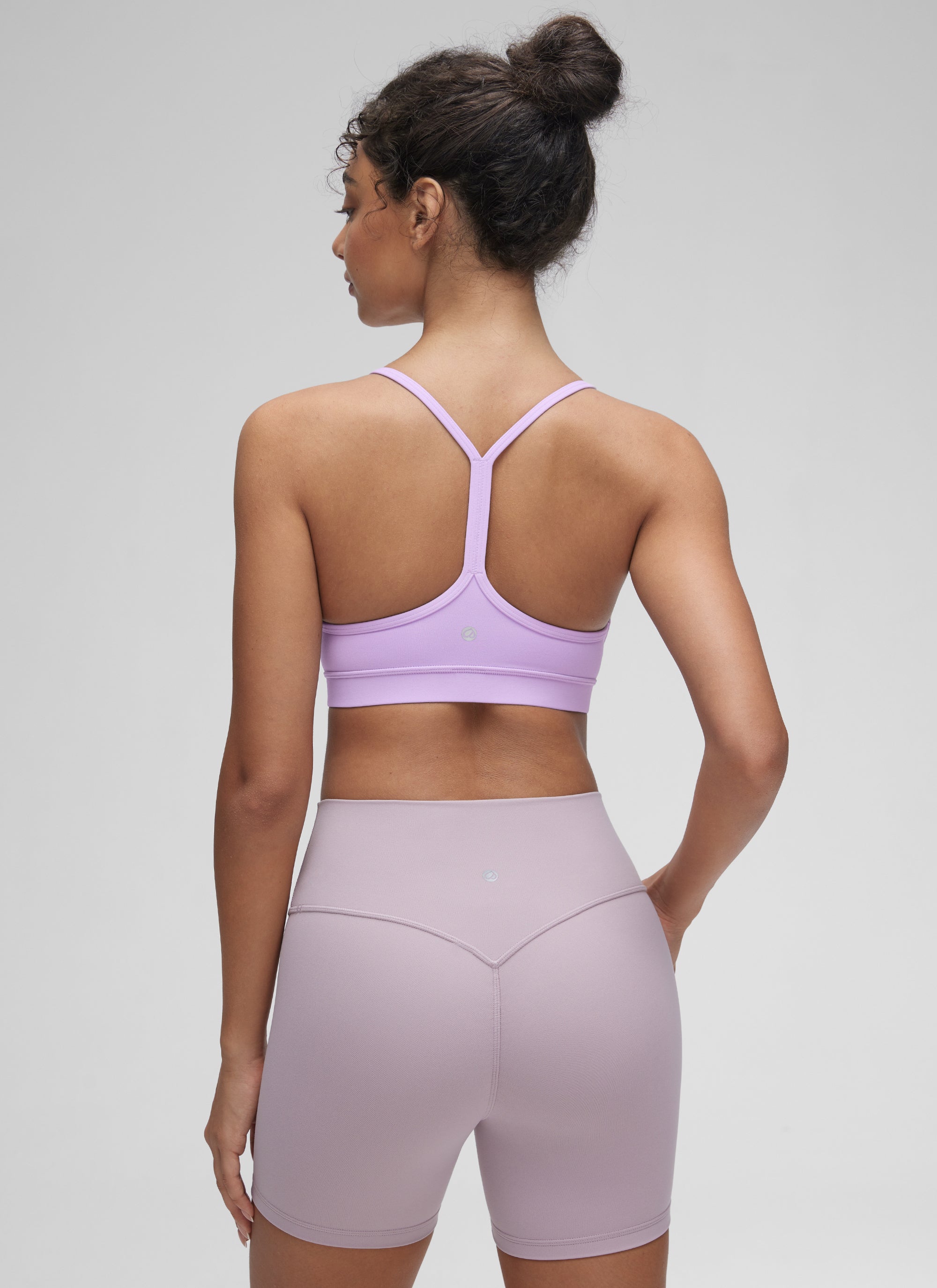 Bra Sukan Sokongan Ringan Yoga Butterluxe Wanita Belakang Y Ungu Elfin CRZ YOGA
