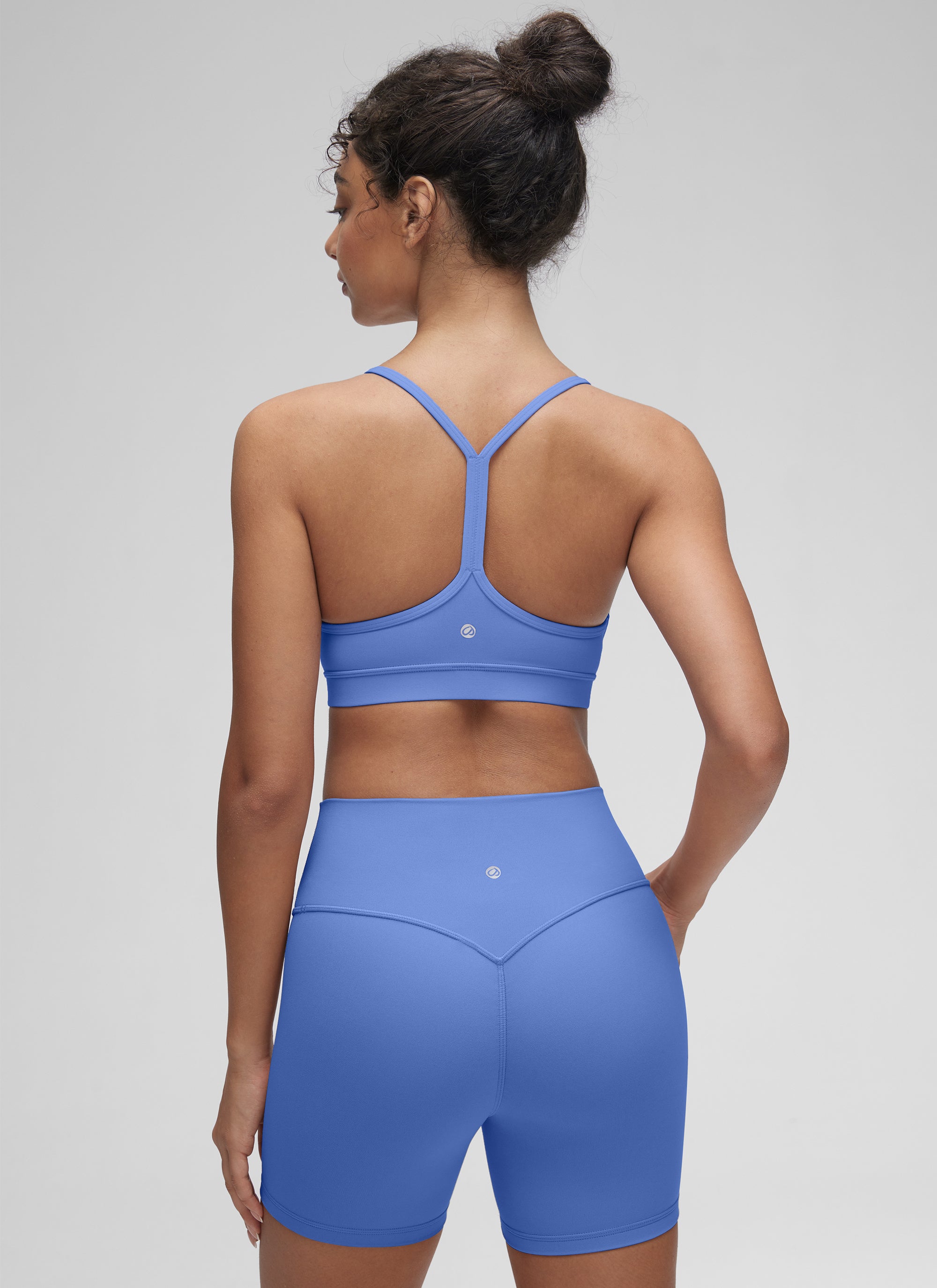 Bra Sukan Sokongan Ringan Yoga Butterluxe Wanita Belakang Y Biru Indigo Liar CRZ YOGA