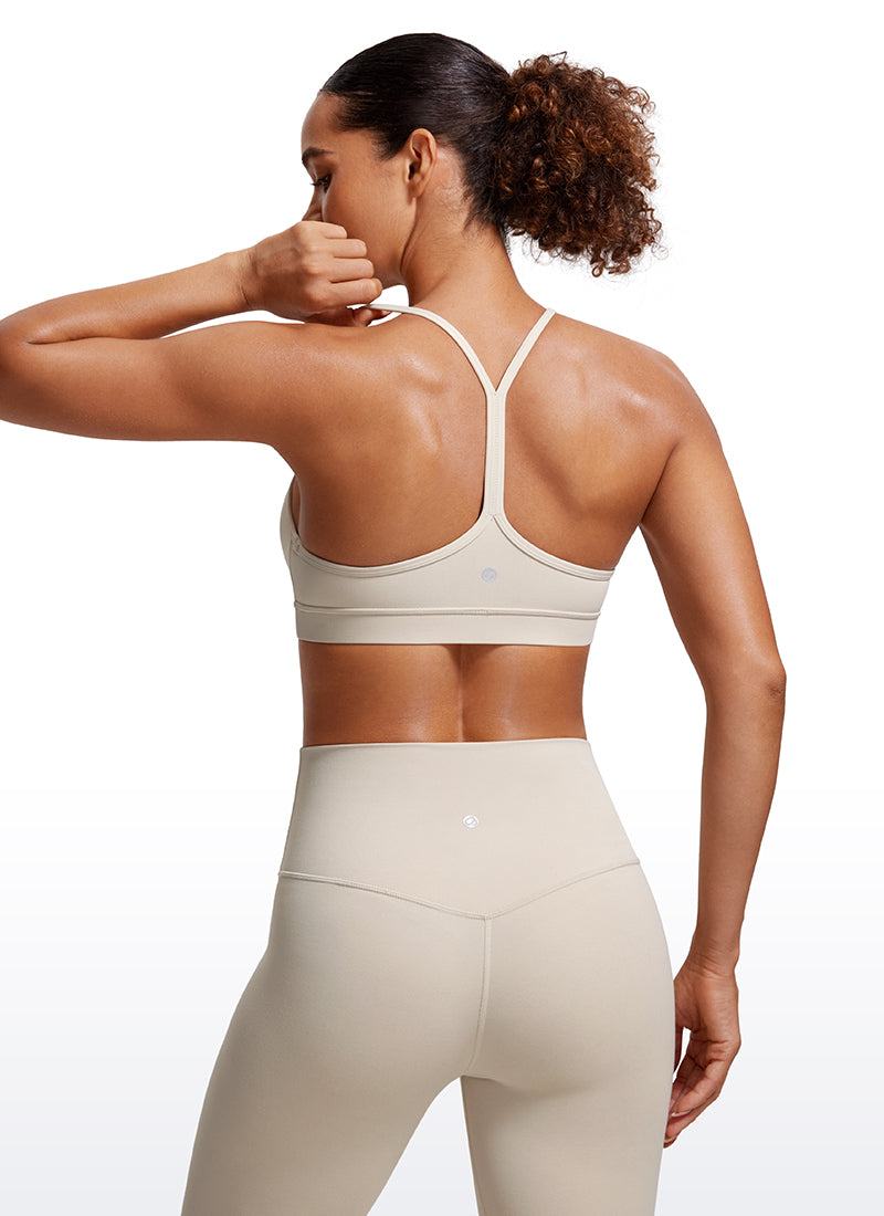 Bra Sukan Butterluxe Sokongan Ringan Yoga Wanita CRZ YOGA Belakang Y Perang Mojave