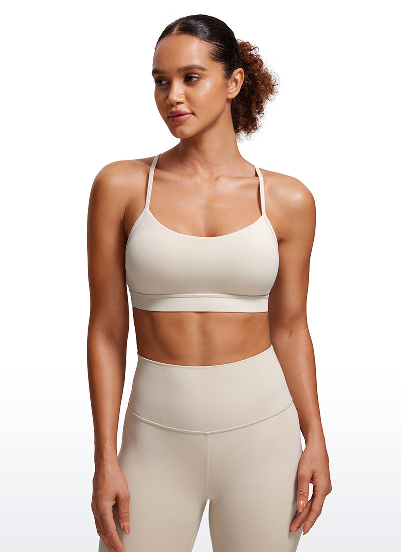 Bra Sukan Butterluxe Sokongan Ringan Yoga Wanita CRZ YOGA Belakang Y Perang Mojave