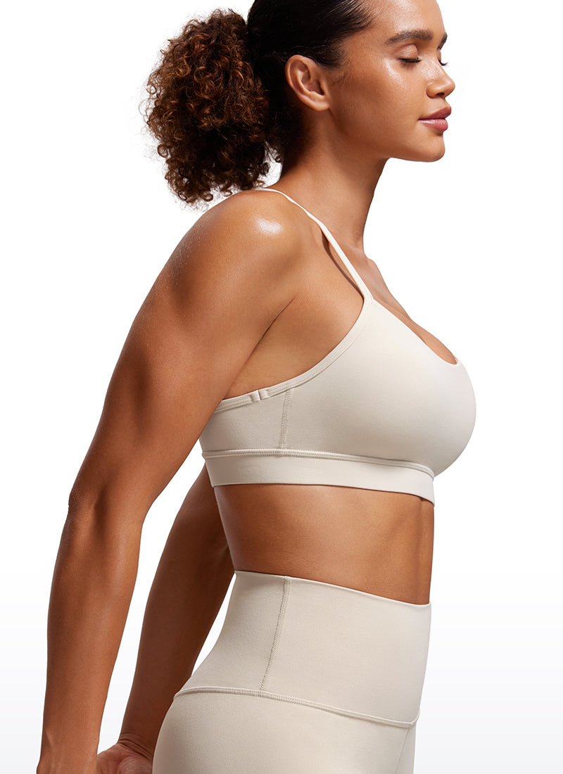Bra Sukan Butterluxe Sokongan Ringan Yoga Wanita CRZ YOGA Belakang Y Perang Mojave