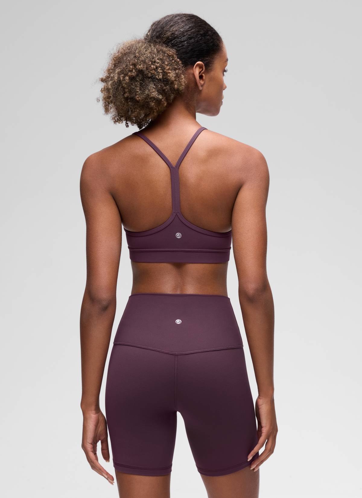 Bra Sukan Sokongan Ringan Yoga Butterluxe Wanita Belakang Y Ungu Thistle Anggur CRZ YOGA