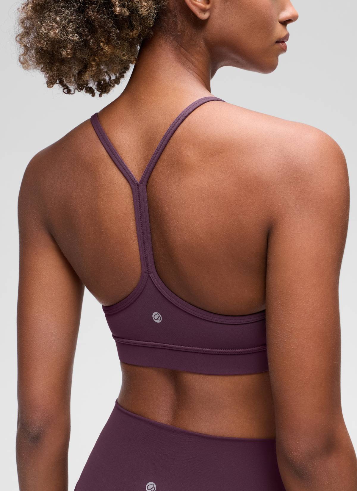 Bra Sukan Sokongan Ringan Yoga Butterluxe Wanita Belakang Y Ungu Thistle Anggur CRZ YOGA
