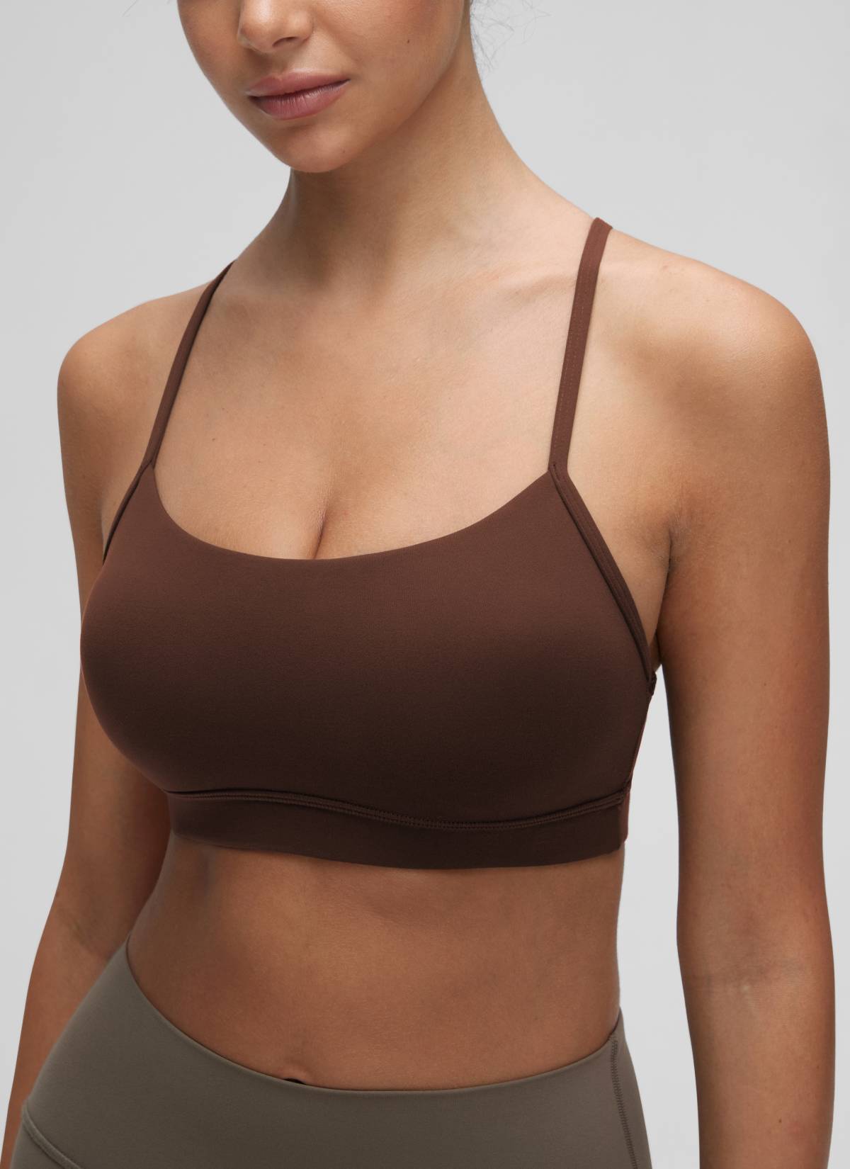 Bra Sukan Butterluxe Sokongan Ringan Yoga Wanita CRZ YOGA Belakang Y Perang Lava