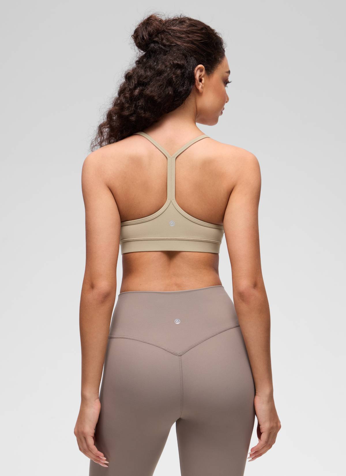 CRZ YOGA Bra Sukan Sokongan Ringan Butterluxe Wanita Belakang Bentuk-Y Oak