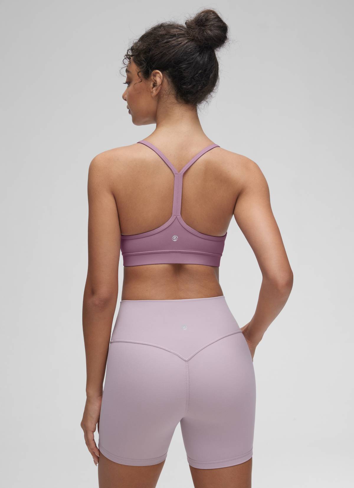 Bra Sukan Butterluxe Sokongan Ringan Yoga Wanita CRZ YOGA Belakang Y Lavender Muda