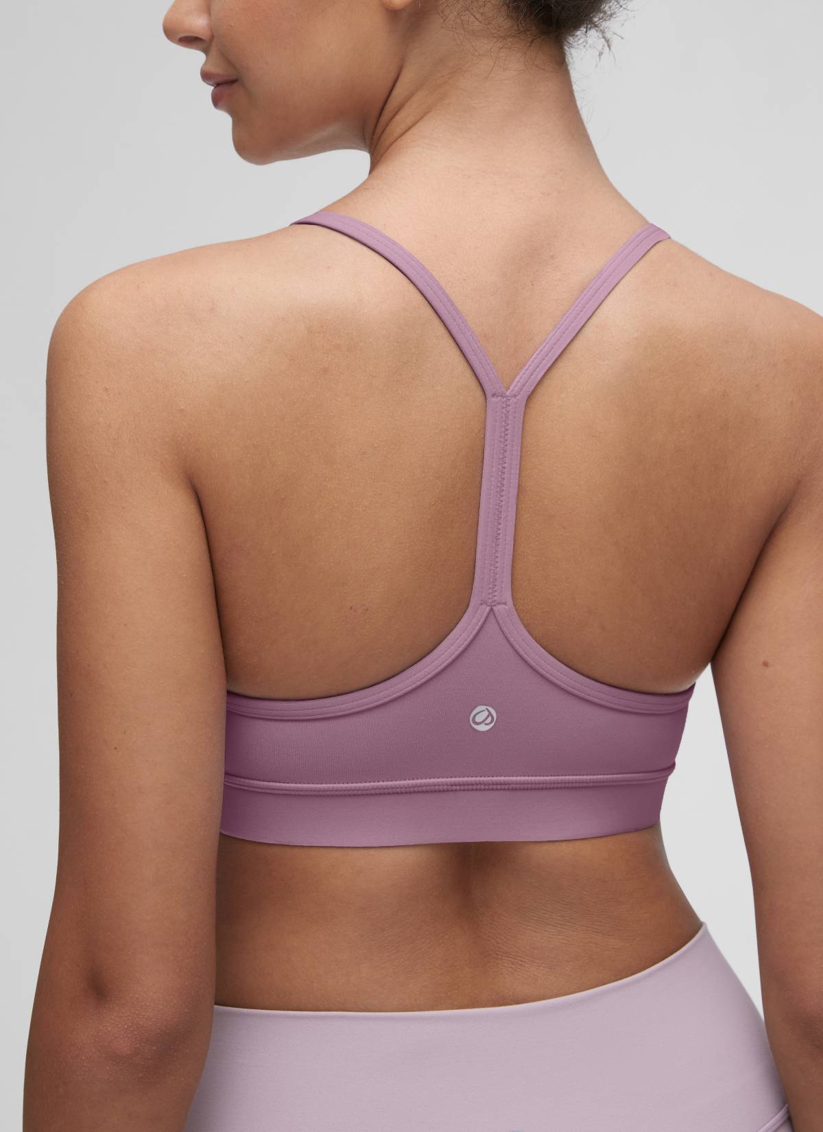 Bra Sukan Butterluxe Sokongan Ringan Yoga Wanita CRZ YOGA Belakang Y Lavender Muda