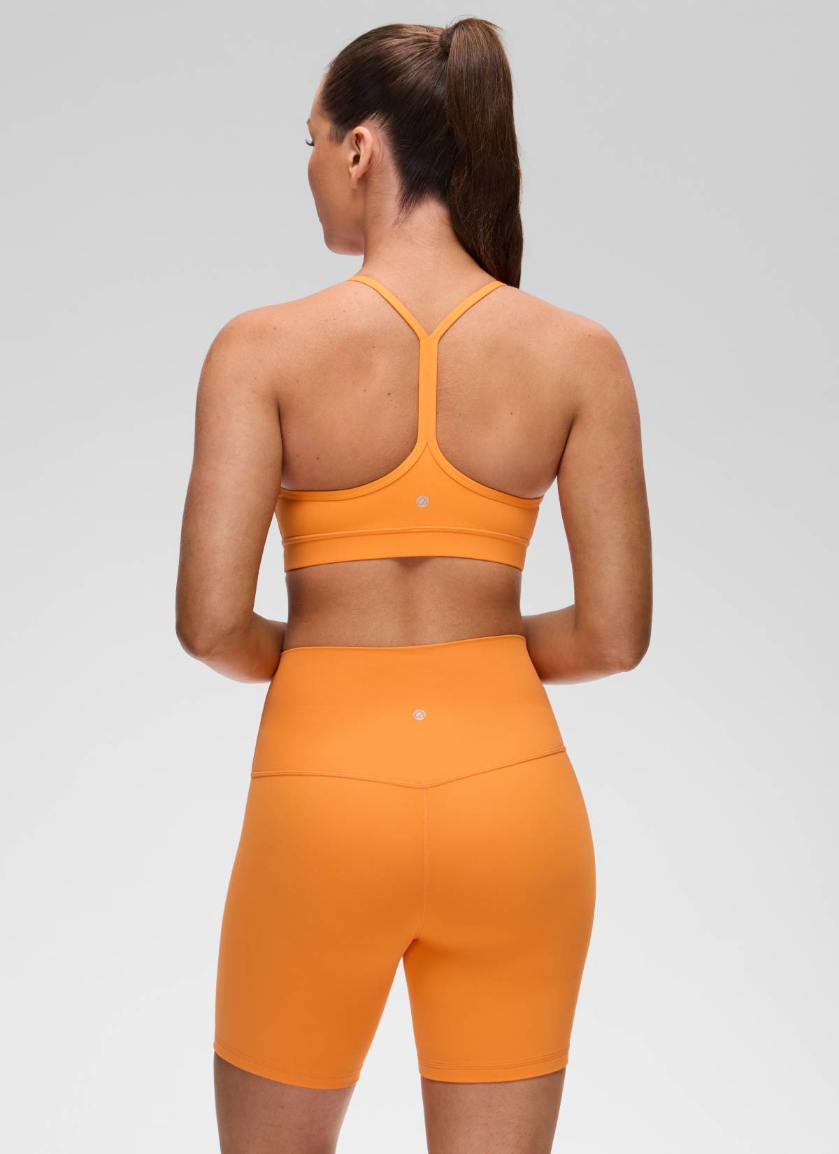 Bra Sukan Sokongan Ringan Yoga Butterluxe Wanita Belakang Y Oren Harimau CRZ YOGA
