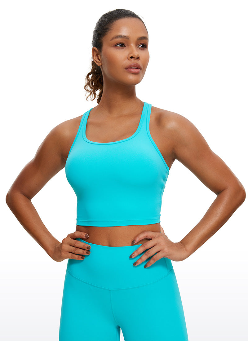 Bra Wanita Sokongan Rendah Leher Skap Butterluxe Y-Back CRZ YOGA Spectral Blue