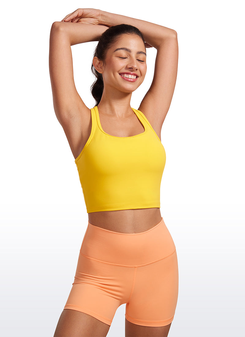 Bra Wanita Sokongan Rendah Leher Skap Butterluxe Y-Back CRZ YOGA High Visibility Yellow