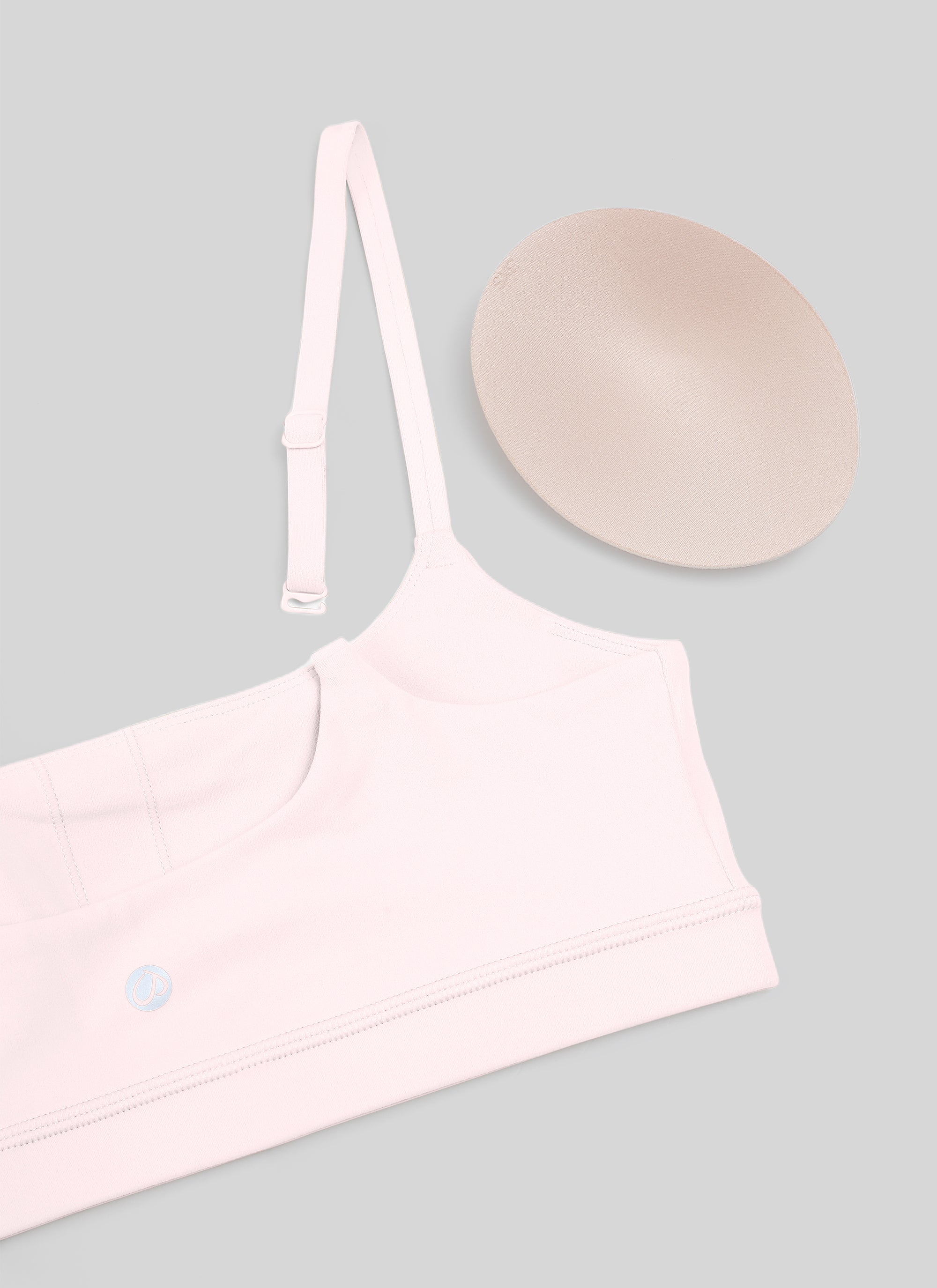 CRZ YOGA Wanita Butterluxe Bra Leher Senduk Tali Spageti Boleh Laras Strawberi Merah Jambu