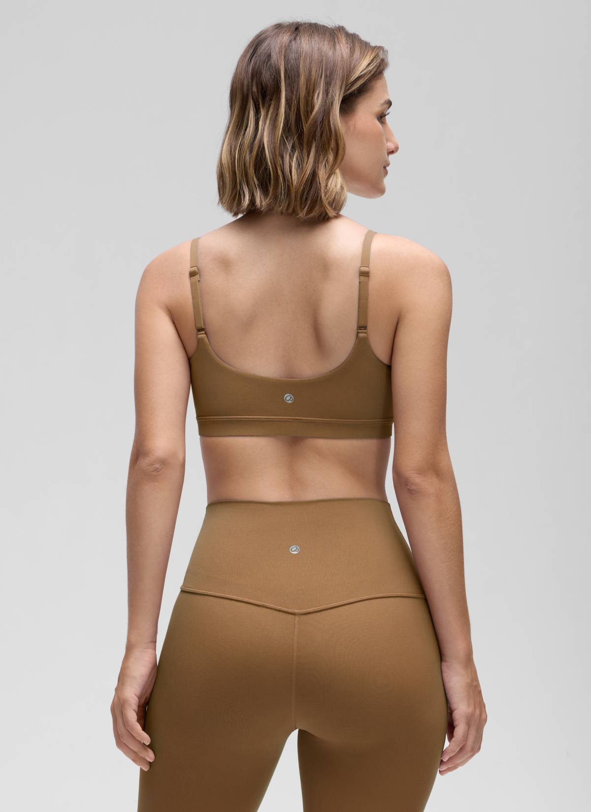 CRZ YOGA Wanita Butterluxe Bra Leher Senduk Tali Spageti Boleh Laras Allspice