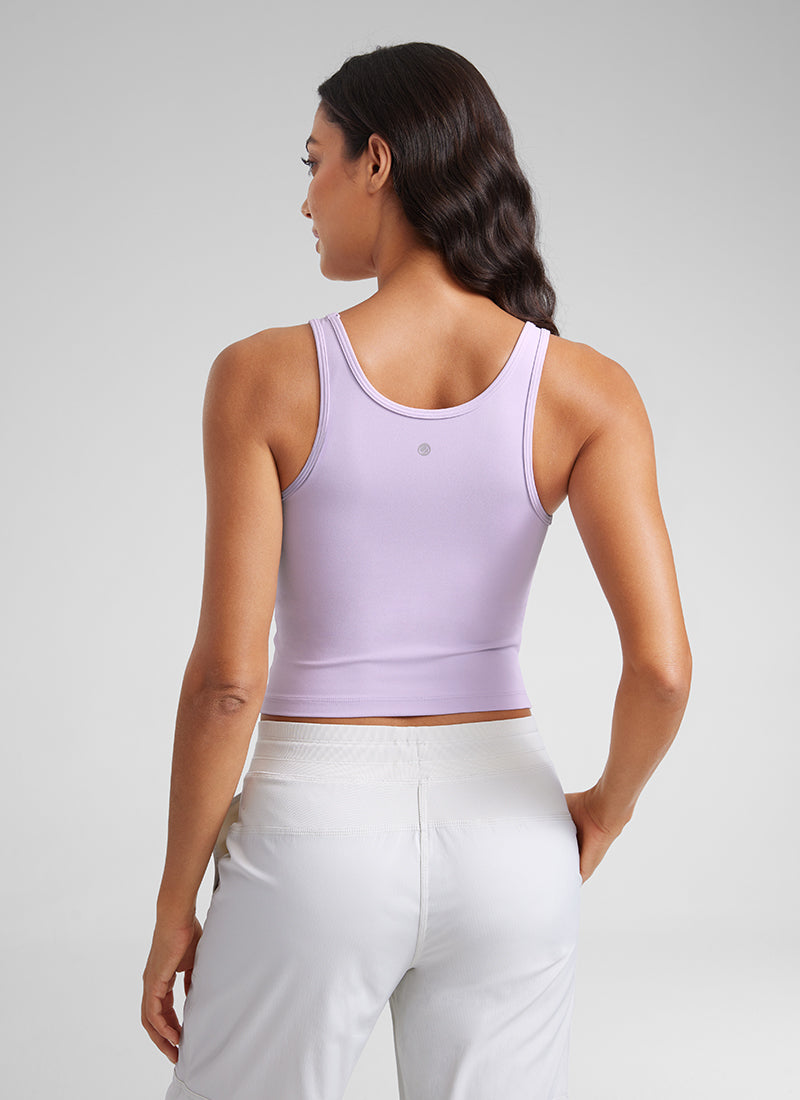CRZ YOGA Yoga Wanita Butterluxe Baju Ketat Racerback Lilac Air