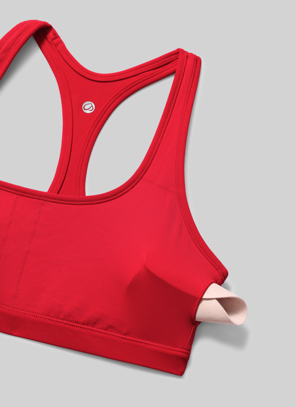 CRZ YOGA Wanita Butterlift Bra Sukan Lubang Kunci Leher U Yoga Racerback Aurora Merah