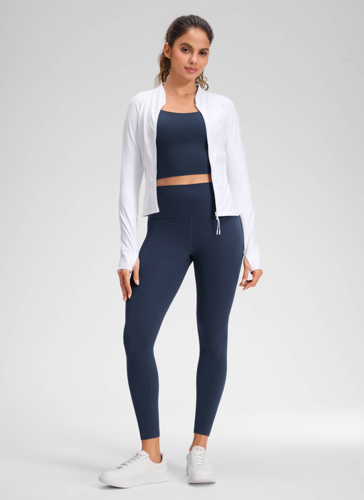 Ruang Istirehat Yoga Wanita CRZ YOGA Bertingkat Tinggi Butterluxe Legging Yoga 25'' Club Blue