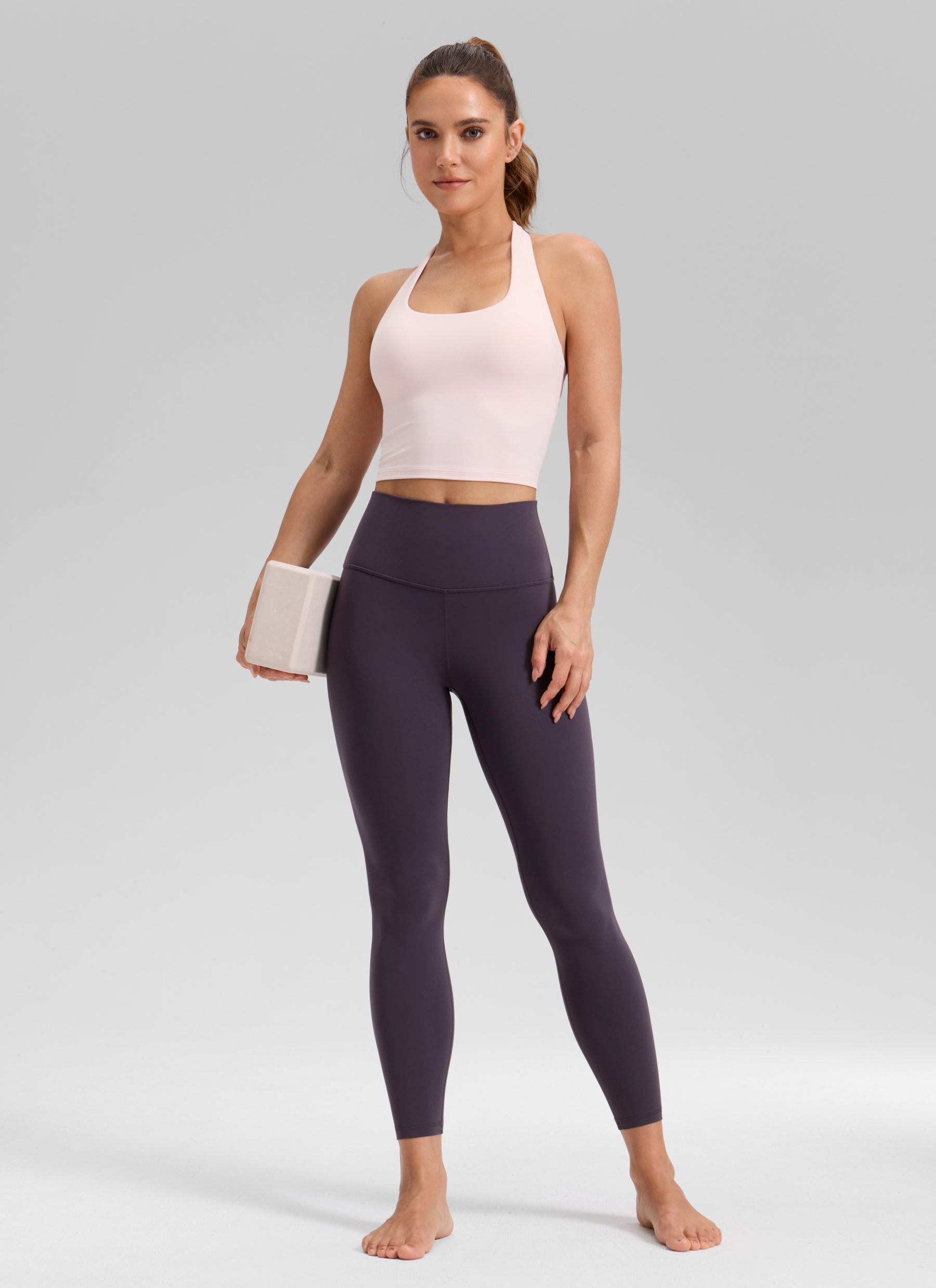 Ruang Istirehat Yoga Wanita CRZ YOGA Bertingkat Tinggi Butterluxe Legging Yoga 25'' Atmosphere Purple