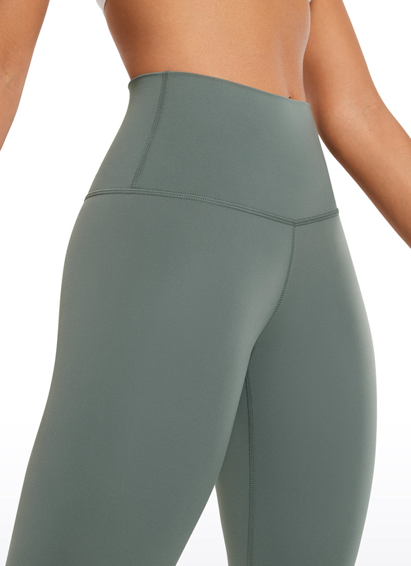 Seluar Legging Yoga Butterluxe Berpinggang Tinggi untuk Wanita CRZ YOGA Yoga Lounge 58 cm Kelabu Sage