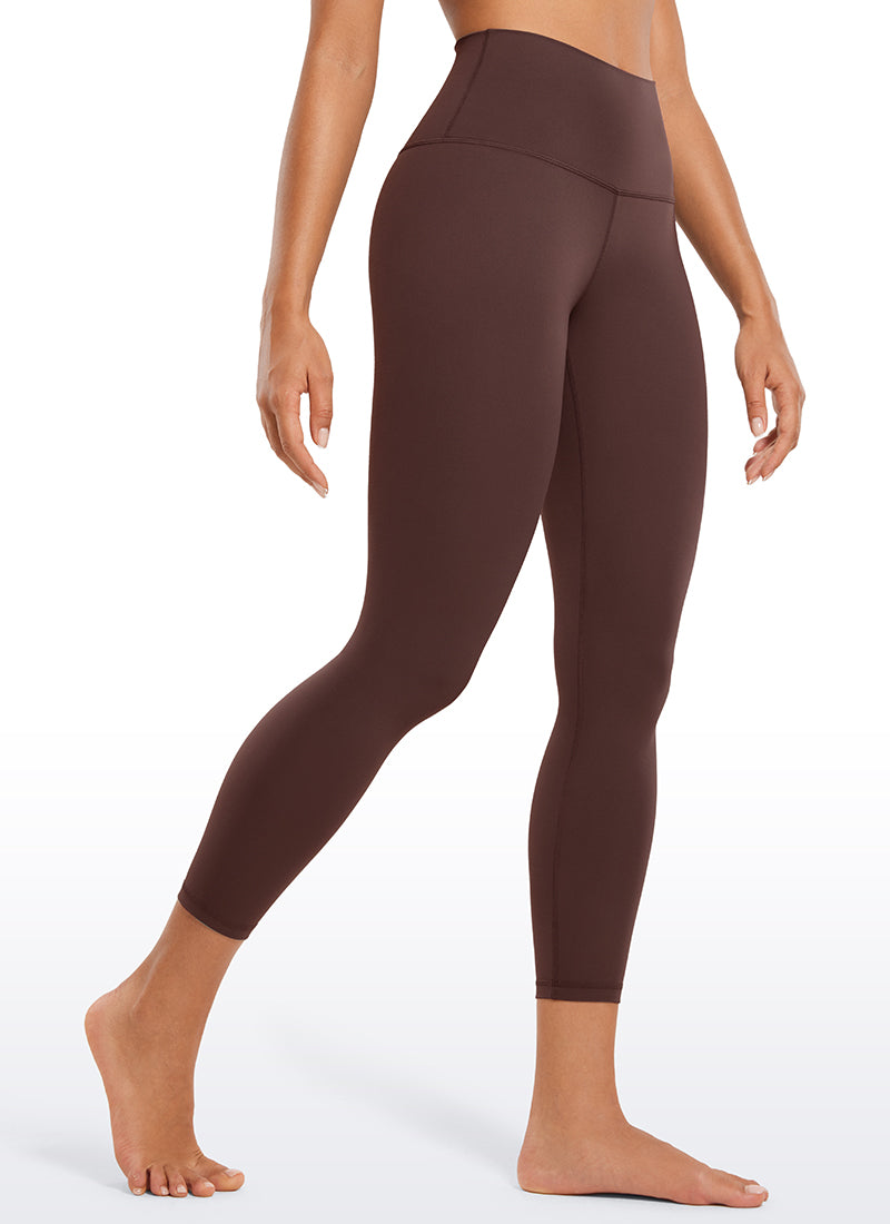 Seluar Legging Yoga Butterluxe Naik Tinggi Santai Yoga Wanita CRZ YOGA 58 cm Taupe