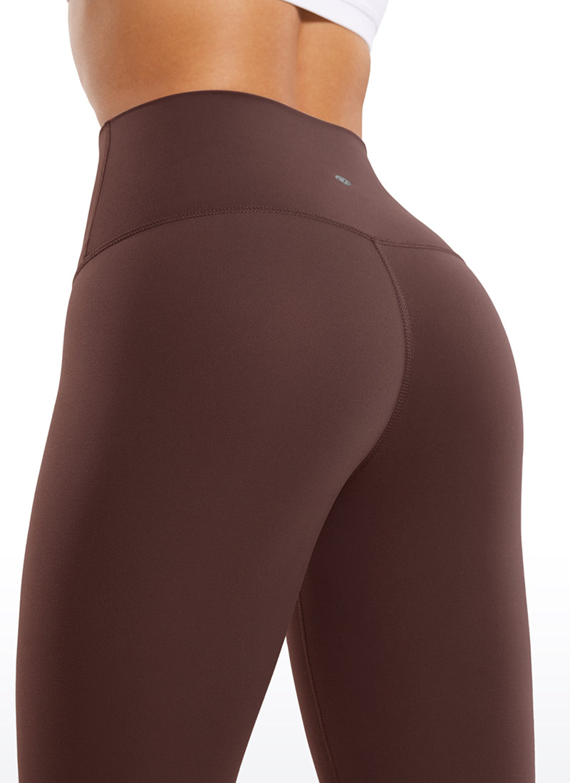 Seluar Legging Yoga Butterluxe Naik Tinggi Santai Yoga Wanita CRZ YOGA 58 cm Taupe
