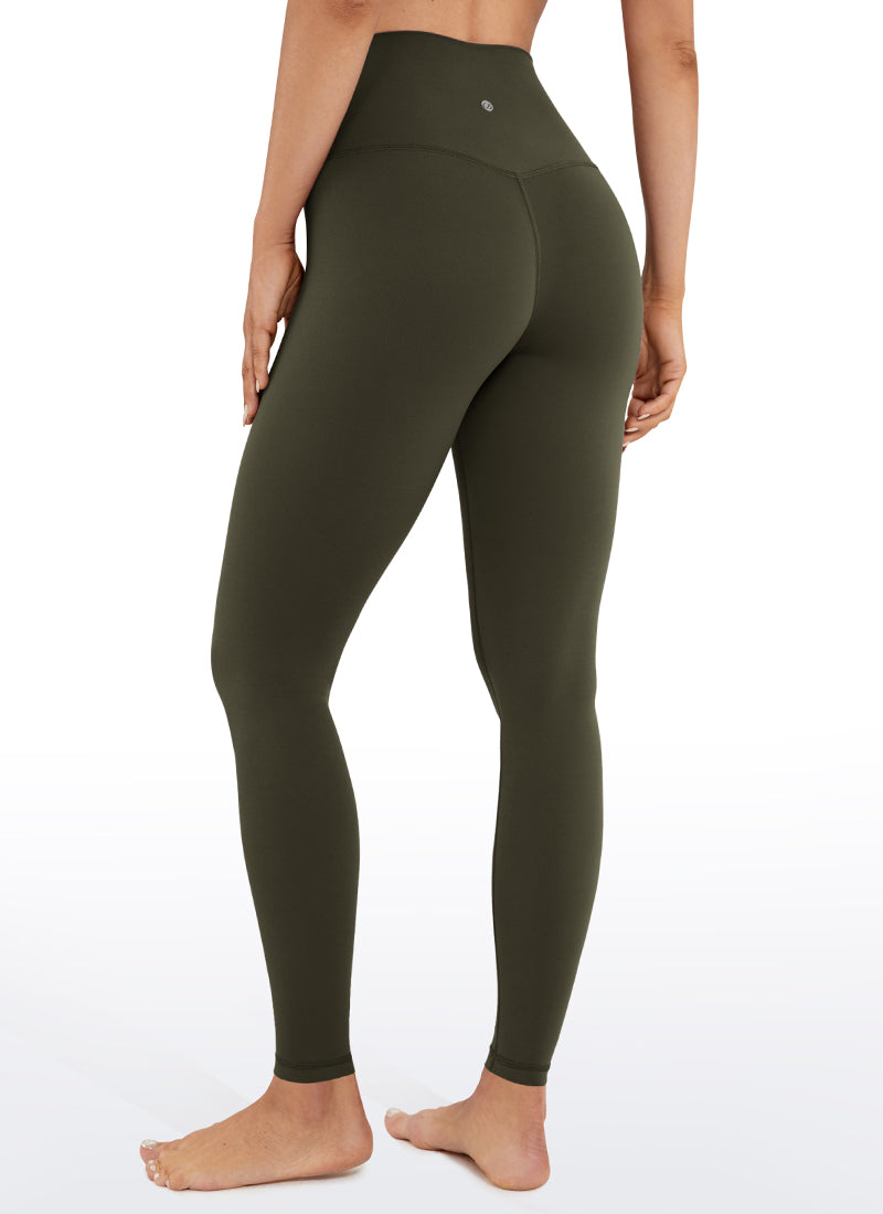 CRZ YOGA Yoga Tinggi Wanita Butterluxe Legging Buku Lali 26.5'' Hijau Zaitun