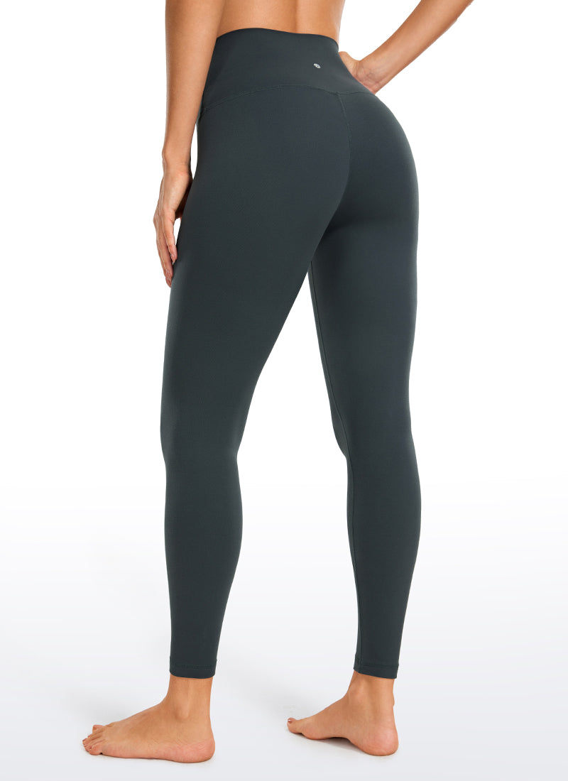CRZ YOGA Yoga Tinggi Wanita Butterluxe Legging Buku Lali 26.5'' Hijau Tua