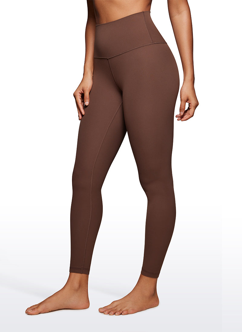 CRZ YOGA Yoga Tinggi Wanita Butterluxe Legging Buku Lali 26.5'' Coklat Kopi