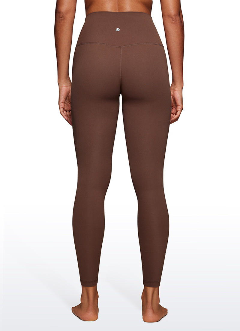 CRZ YOGA Yoga Tinggi Wanita Butterluxe Legging Buku Lali 26.5'' Coklat Kopi