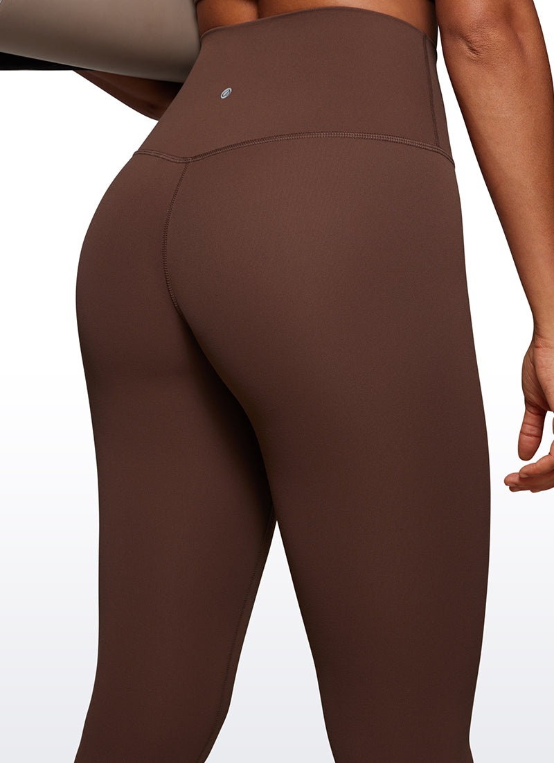 CRZ YOGA Yoga Tinggi Wanita Butterluxe Legging Buku Lali 26.5'' Coklat Kopi