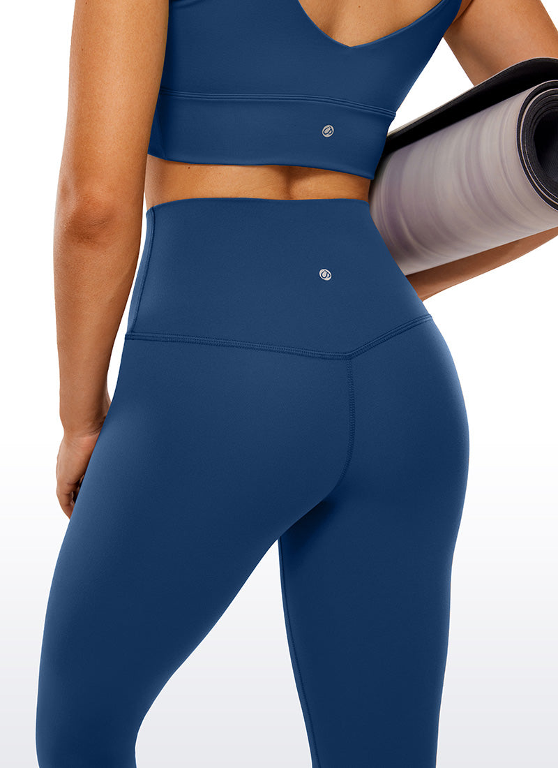 Ruang Istirehat Yoga Wanita CRZ YOGA Bertingkat Tinggi Butterluxe Legging Yoga 30'' Tentera Laut Perancis