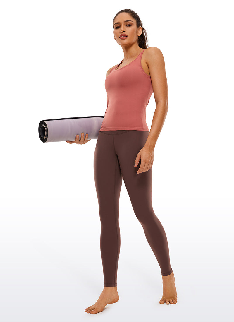 Ruang Istirehat Yoga Wanita CRZ YOGA Bertingkat Tinggi Butterluxe Legging Yoga 30'' Taupe