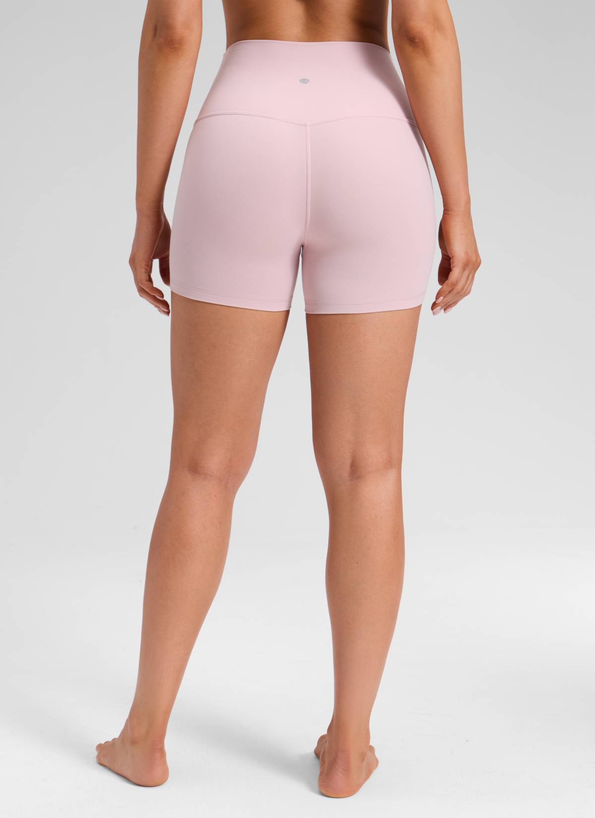 Seluar Pendek Biker Tinggi Yoga Wanita CRZ YOGA Butterluxe Seluar Pendek 4'' Pink Haze