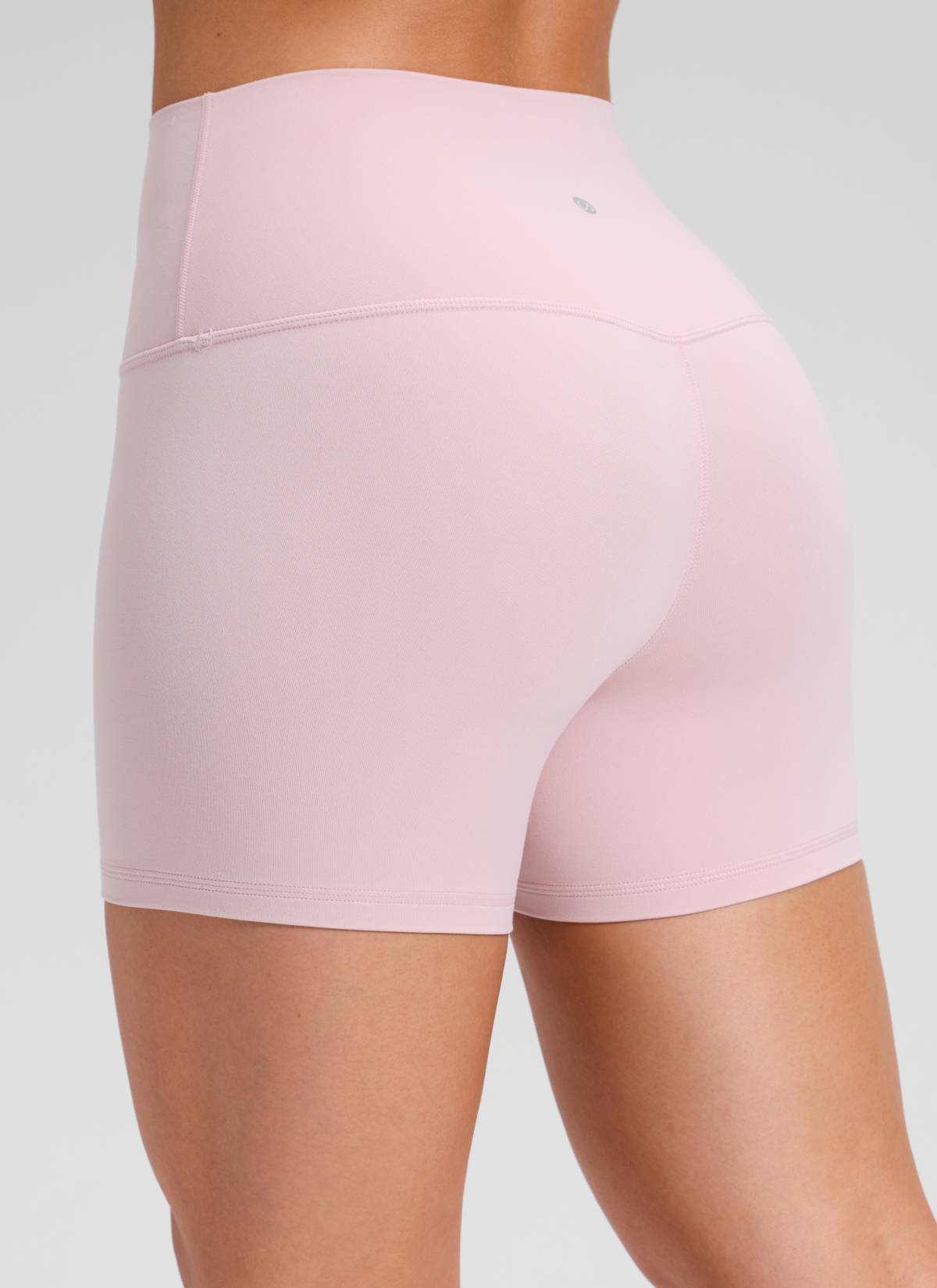 Seluar Pendek Biker Tinggi Yoga Wanita CRZ YOGA Butterluxe Seluar Pendek 4'' Pink Haze