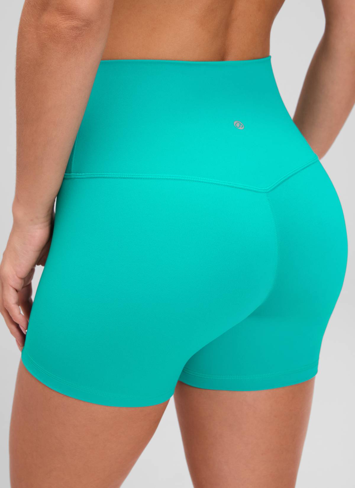 Seluar Pendek Biker Tinggi Yoga Wanita CRZ YOGA Butterluxe Seluar Pendek 4'' Tropics Teal