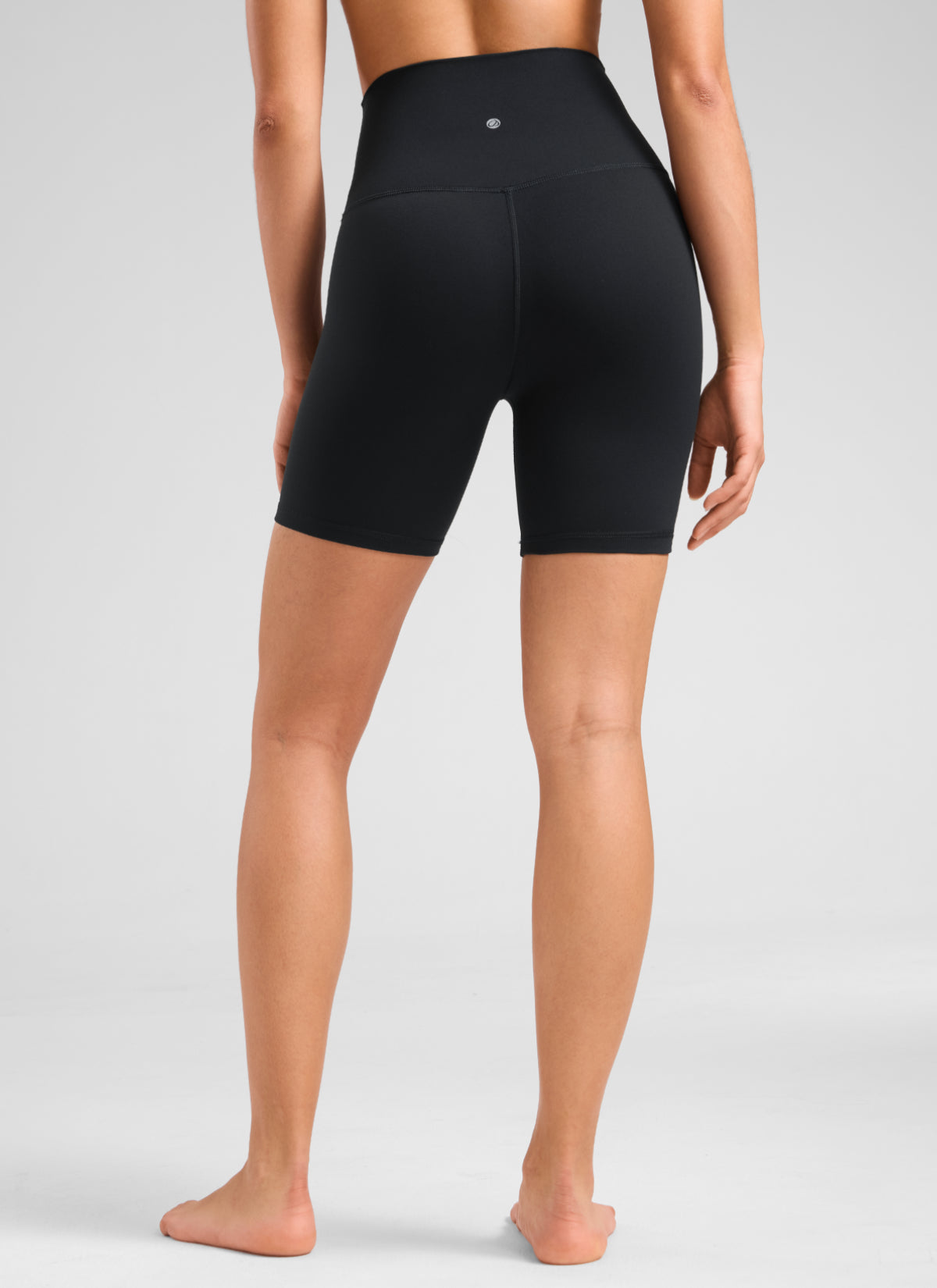 Seluar Pendek Biker Yoga Tinggi CRZ YOGA Wanita Butterluxe Seluar pendek 6'' Hitam