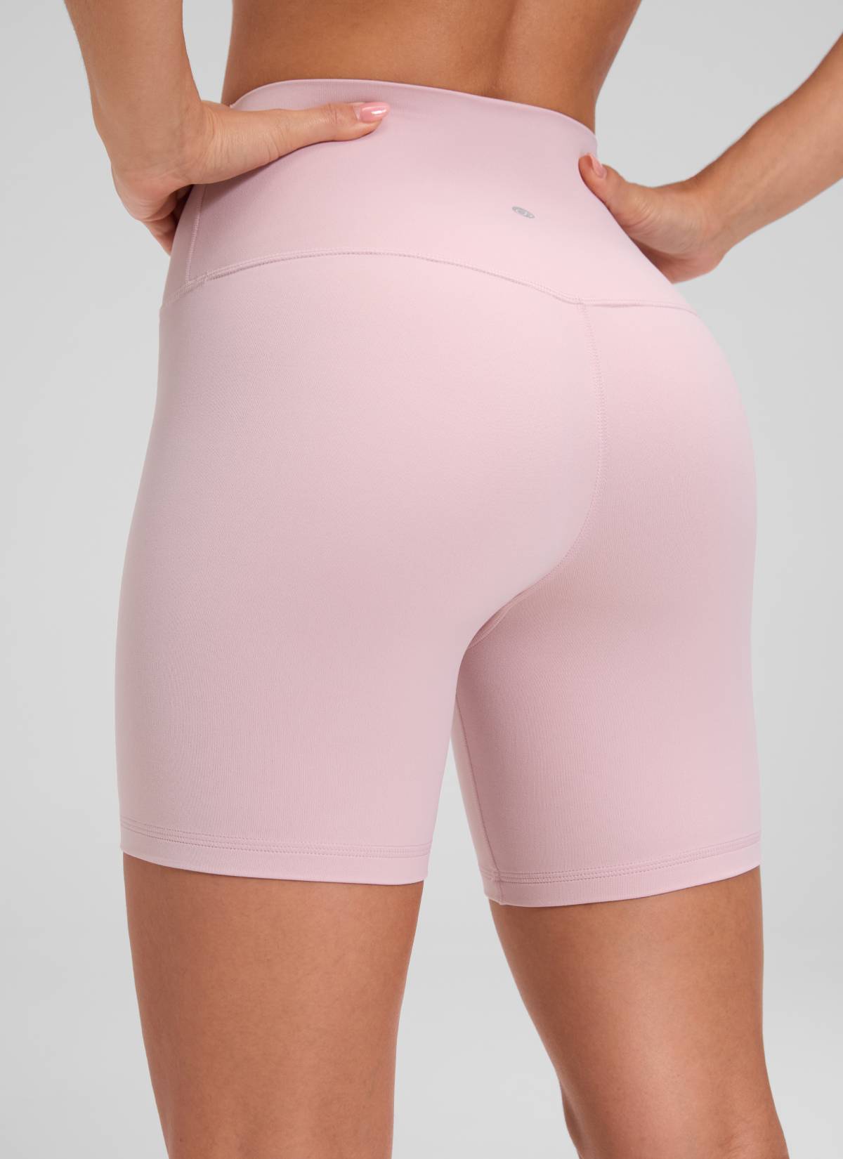 Seluar Pendek Biker Yoga Tinggi CRZ YOGA Wanita Butterluxe Seluar Pendek 6'' Merah Jambu Jerebu