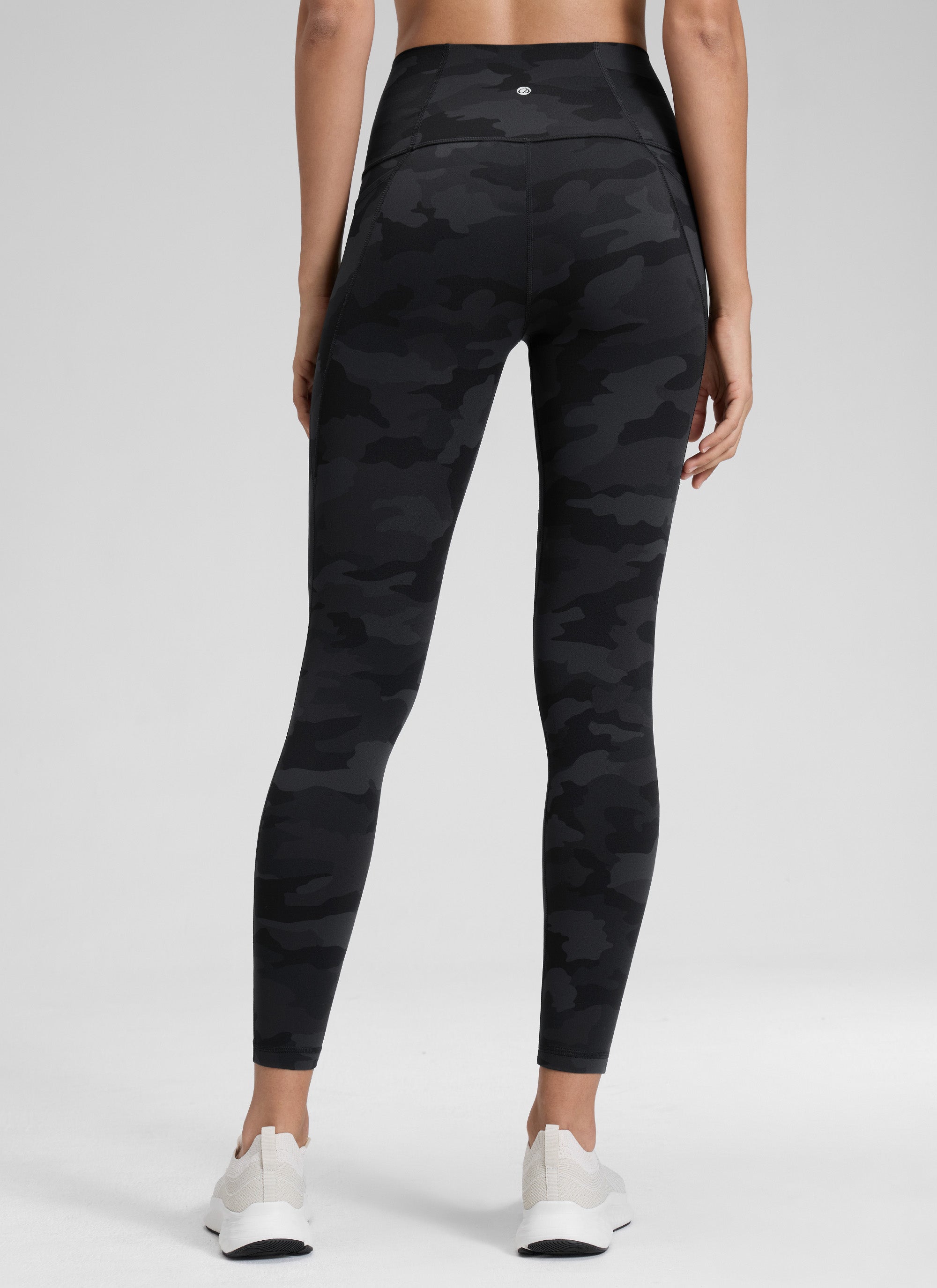 Ruang Istirehat Yoga Wanita CRZ YOGA Bertingkat Tinggi Butterluxe Legging Poket 25'' Penyamaran Kelabu Gelap 2