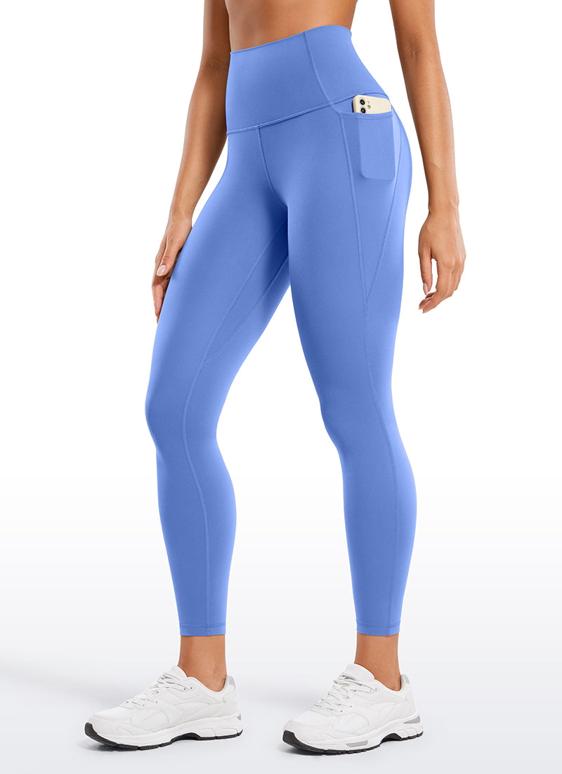 Ruang Istirehat Yoga Wanita CRZ YOGA Bertingkat Tinggi Butterluxe Legging Poket 25'' Indigo Liar