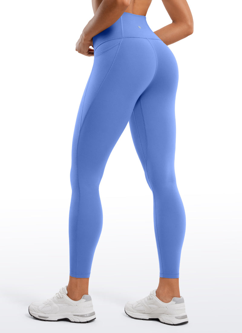 Ruang Istirehat Yoga Wanita CRZ YOGA Bertingkat Tinggi Butterluxe Legging Poket 25'' Indigo Liar