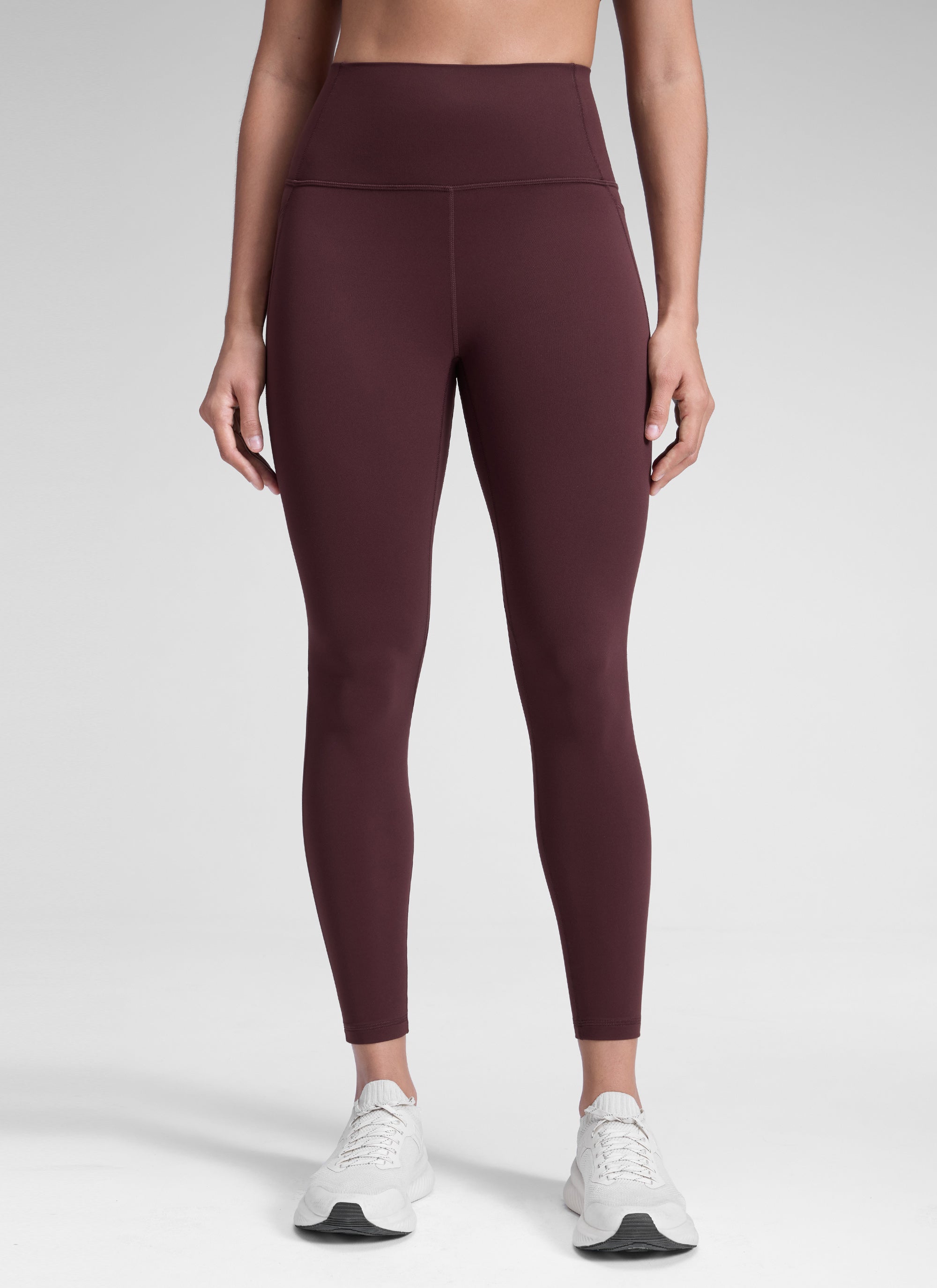 Ruang Istirehat Yoga Wanita CRZ YOGA Bertingkat Tinggi Butterluxe Legging Poket 25'' Plum Masak