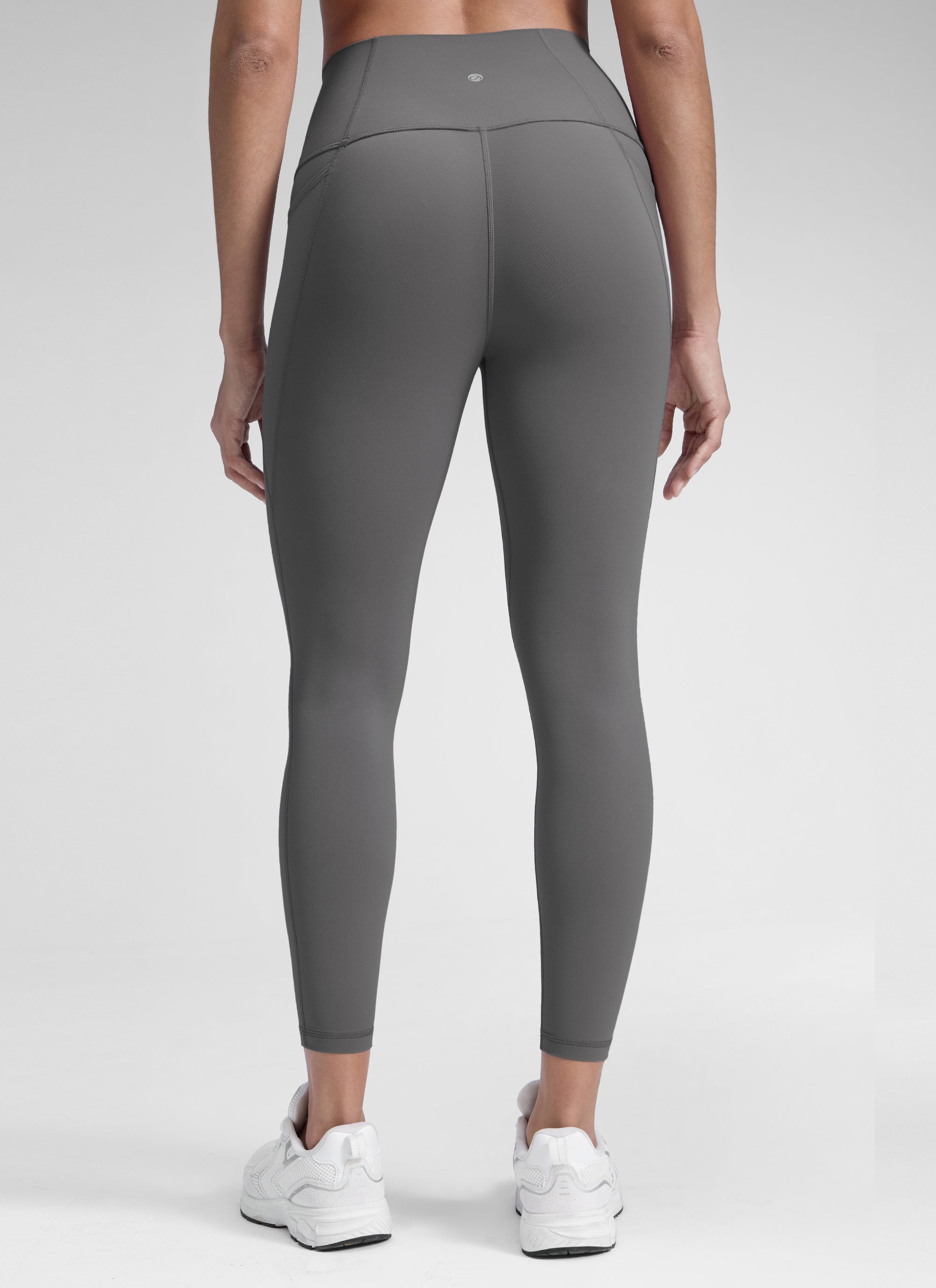 Legging Poket Butterluxe Paras Tinggi Yoga Lounge Wanita CRZ YOGA 64 cm Kelabu Abu
