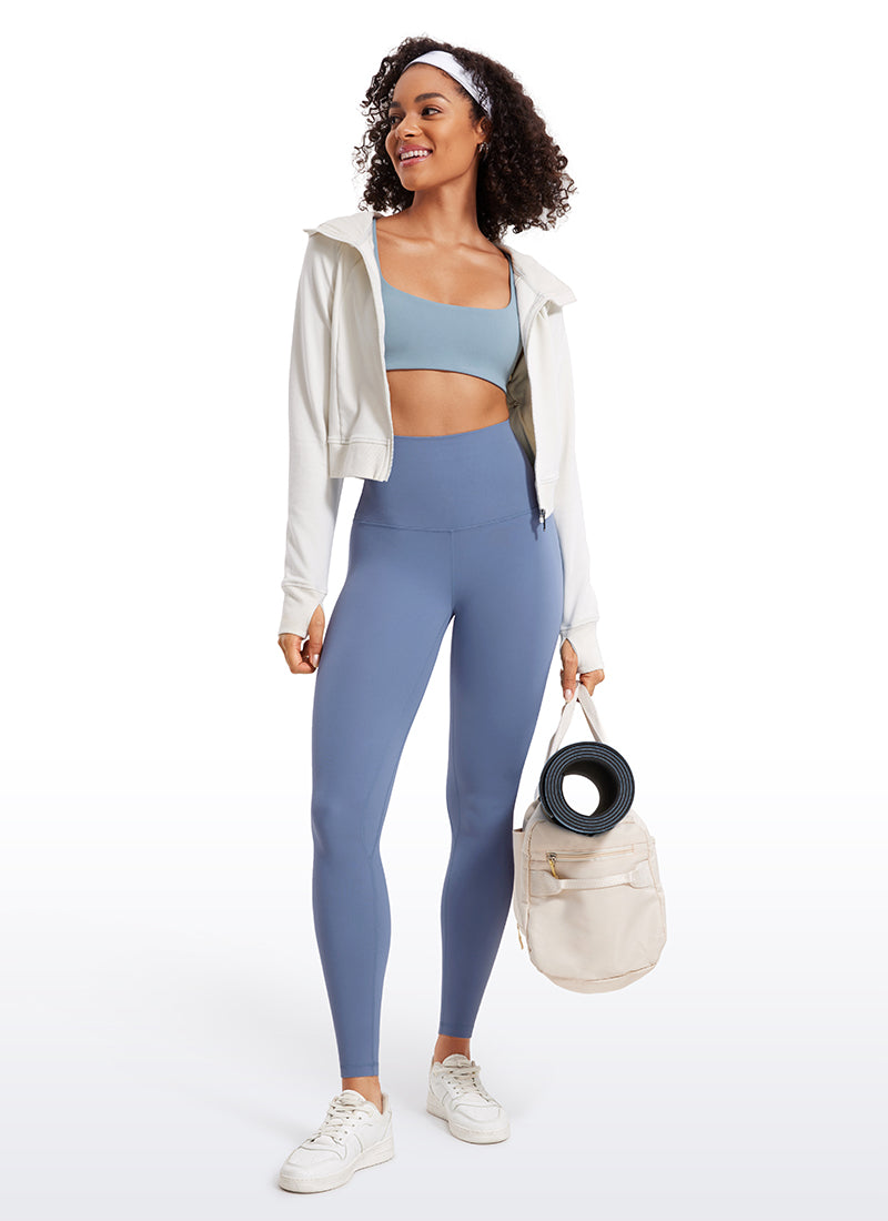 Seluar Legging Yoga Pinggang Super Tinggi Butterluxe Wanita 71 cm CRZ YOGA Oasis Blue
