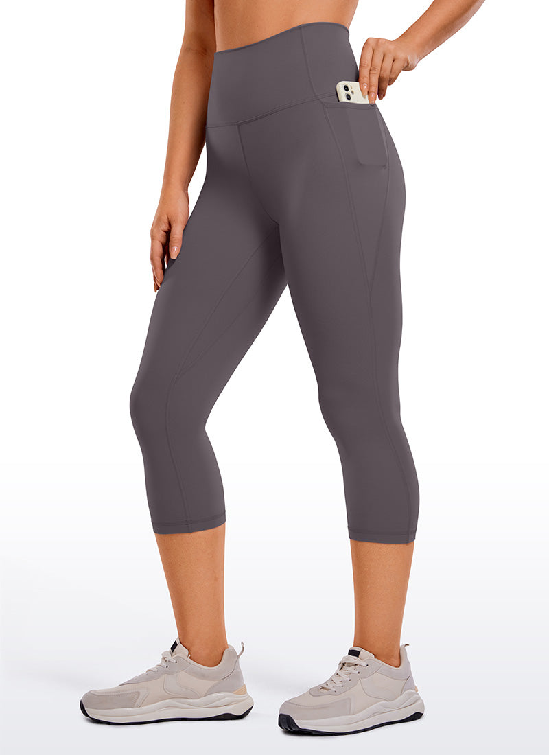 Seluar Capri Yoga Butterluxe Paras Pinggang Tinggi Berpoket 21'' Tornado Wanita CRZ YOGA