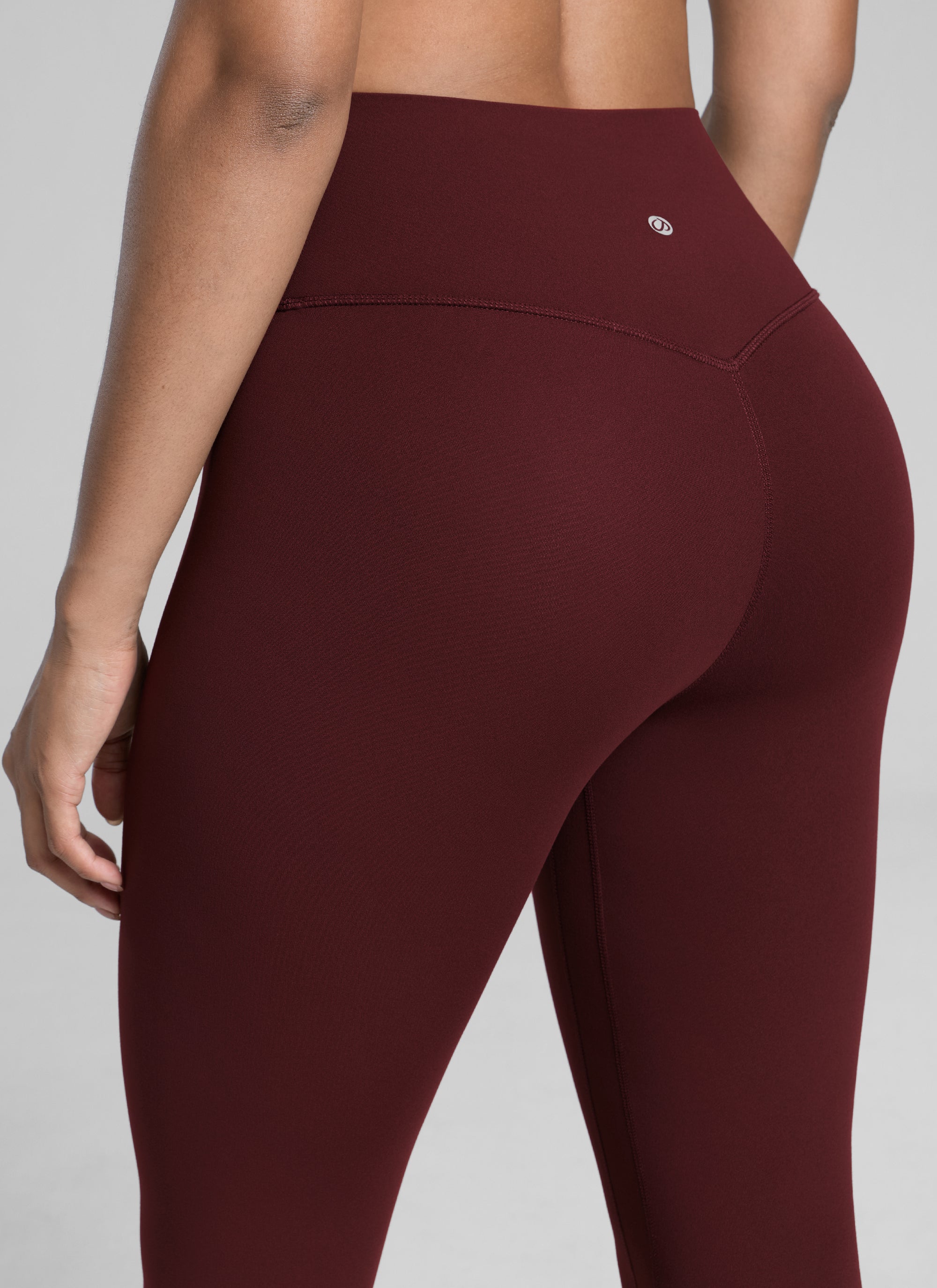 Senaman Tinggi CRZ YOGA Wanita Butterlift Legging Yoga Merlot Merah 25''