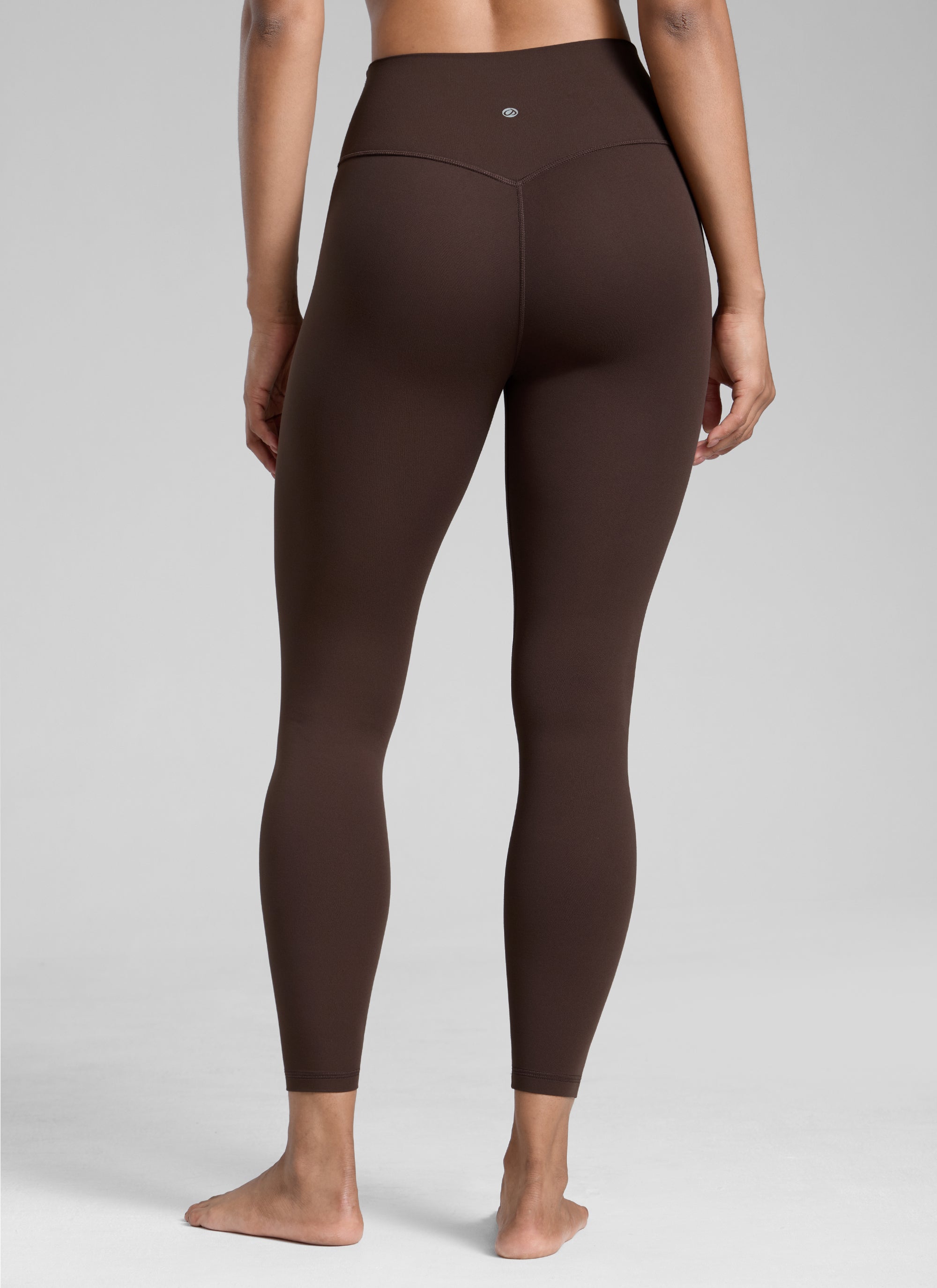 Senaman Tinggi CRZ YOGA Wanita Butterlift Legging Yoga 25'' Coklat Fudge Panas