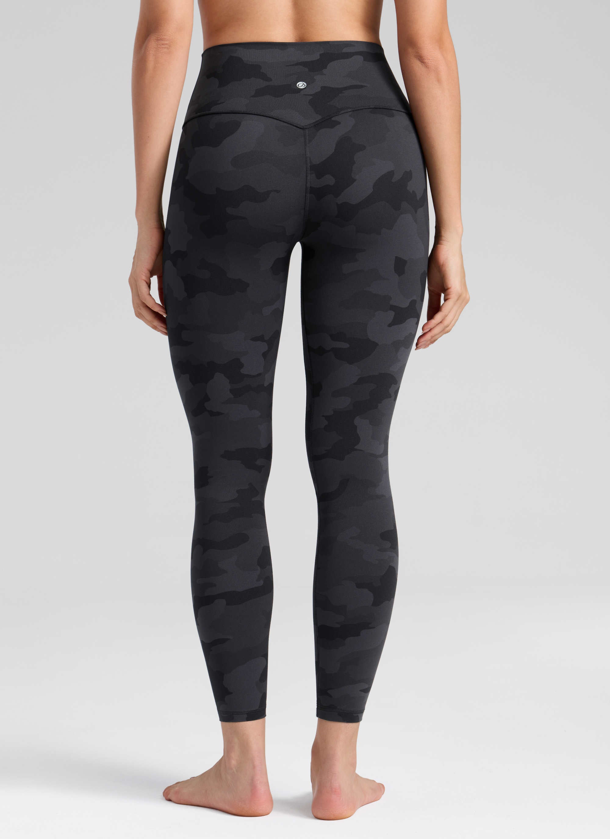 Senaman Tinggi CRZ YOGA Wanita Butterlift Legging Yoga 25'' Penyamaran Kelabu Gelap 2