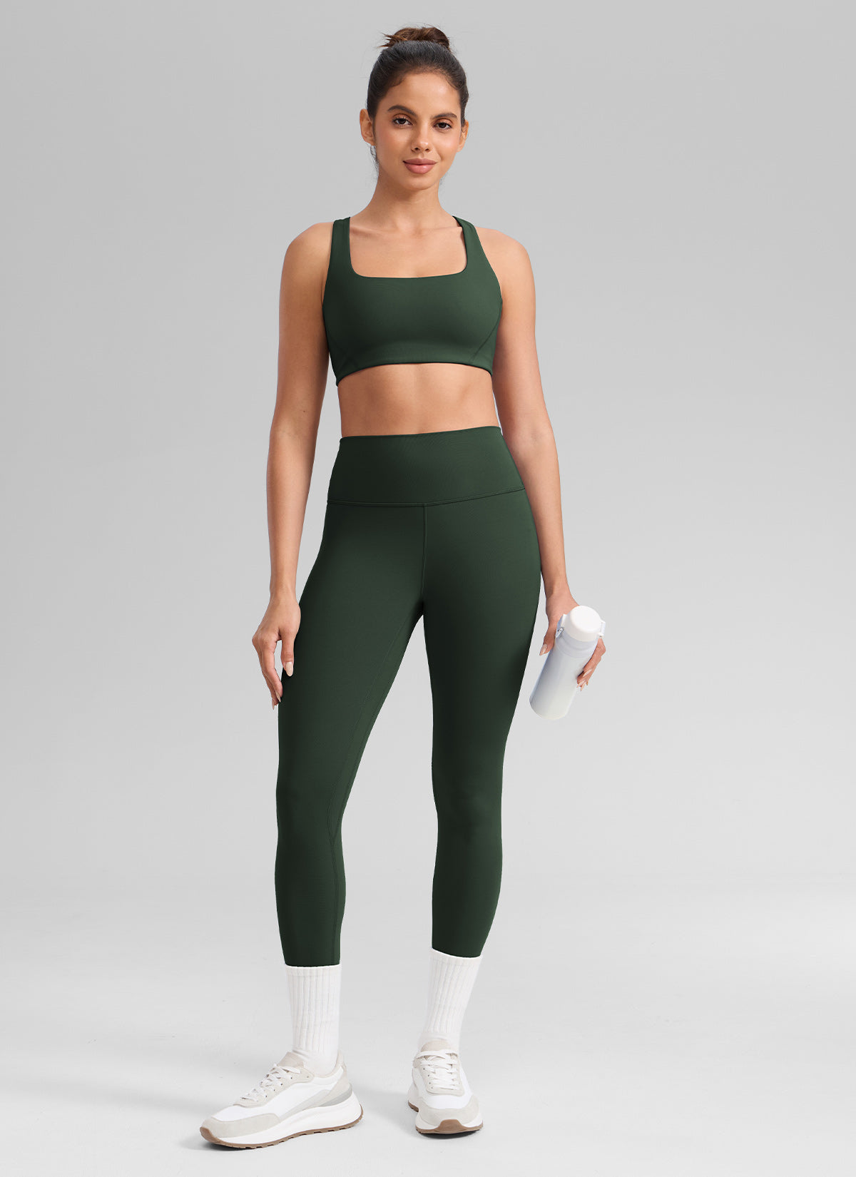 Senaman Tinggi CRZ YOGA Wanita Butterlift Legging Yoga 25'' Legend Green