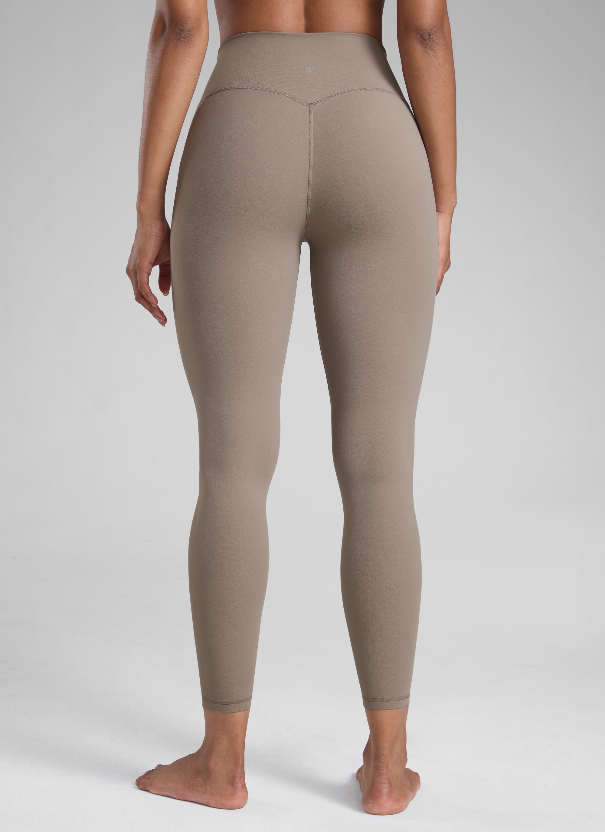 Senaman Tinggi CRZ YOGA Wanita Butterlift Legging Yoga Latte Berkrim 25''