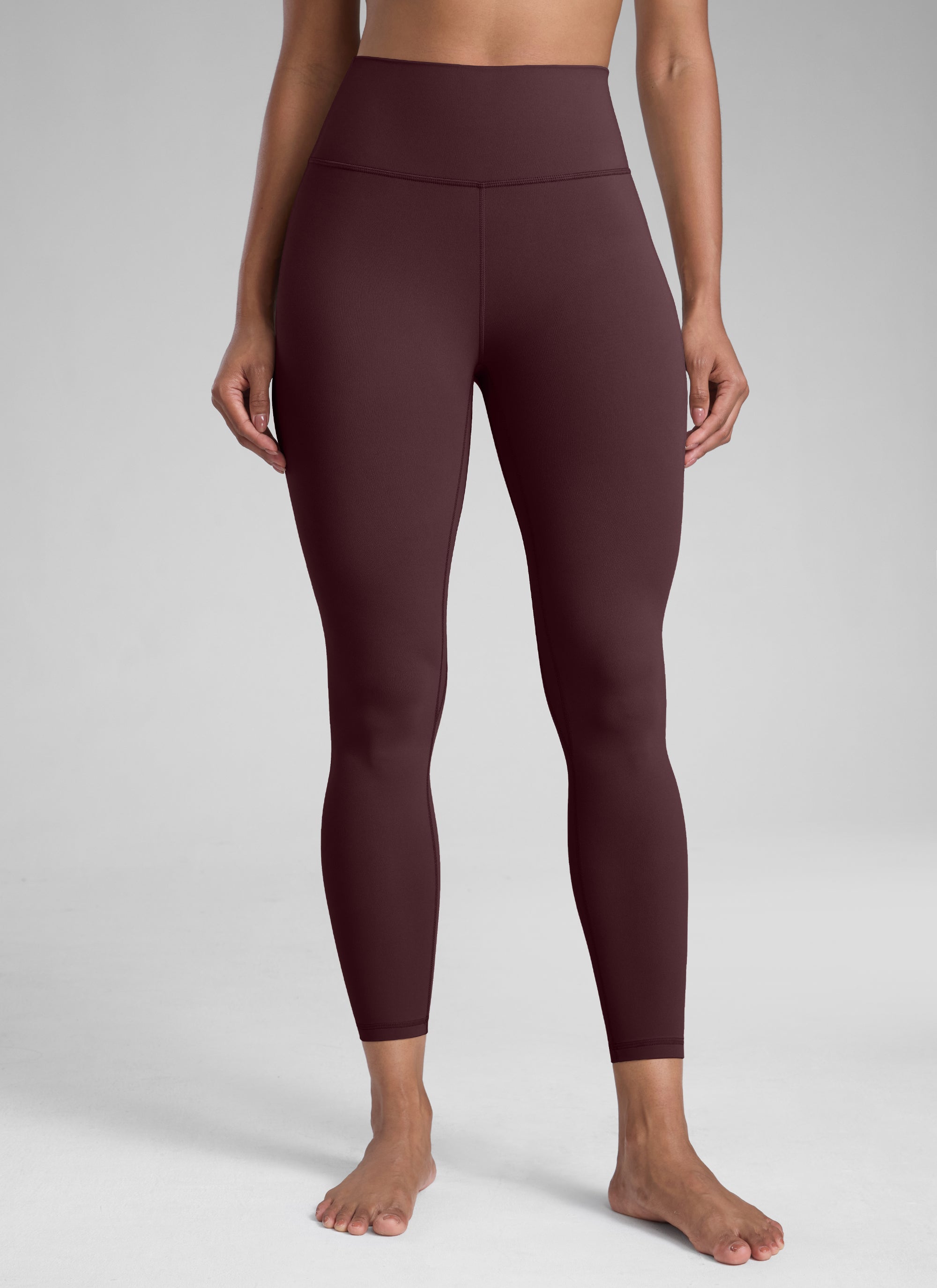 Senaman Tinggi CRZ YOGA Wanita Butterlift Legging Yoga Plum Masak 25''