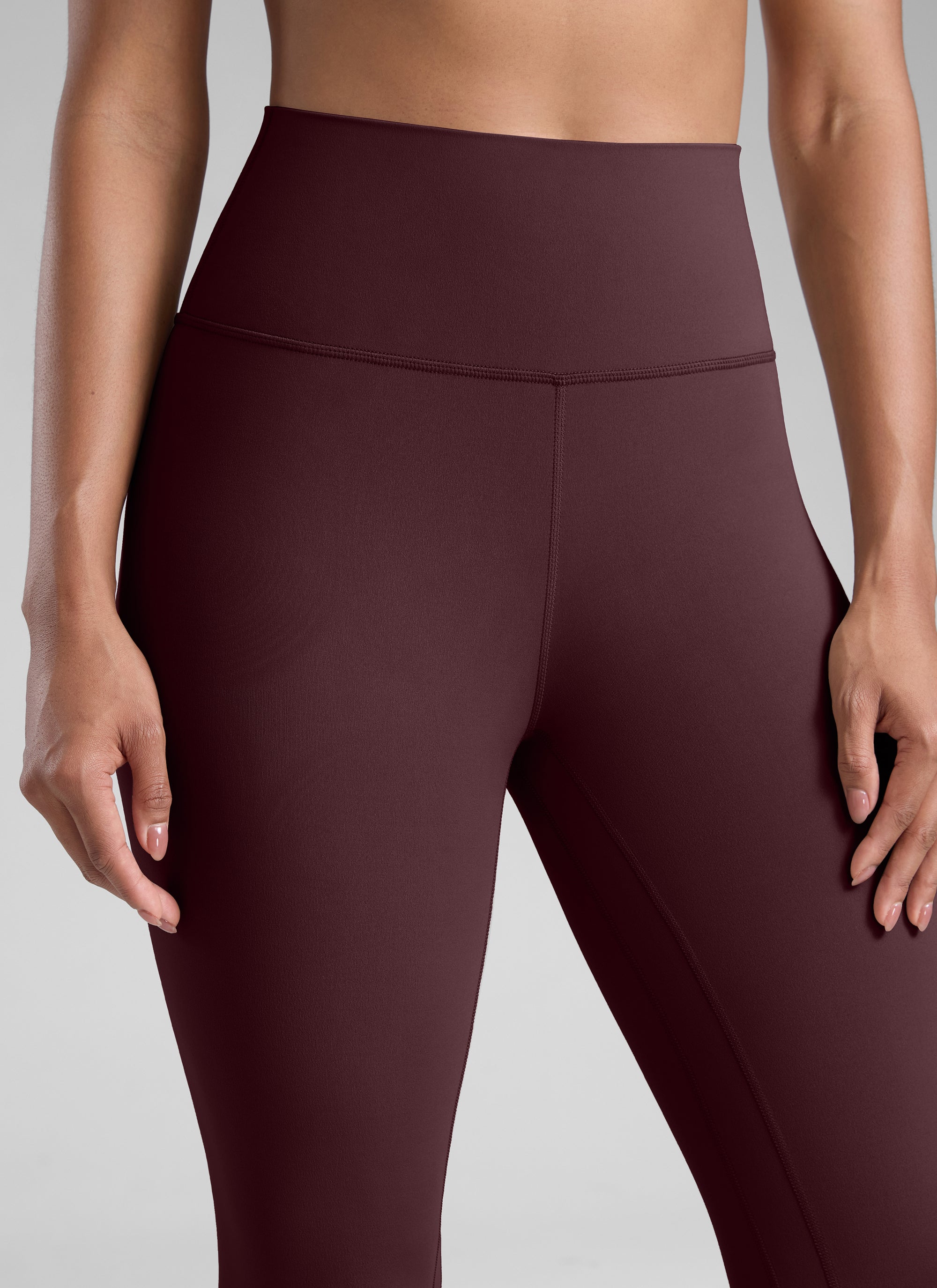 Senaman Tinggi CRZ YOGA Wanita Butterlift Legging Yoga Plum Masak 25''