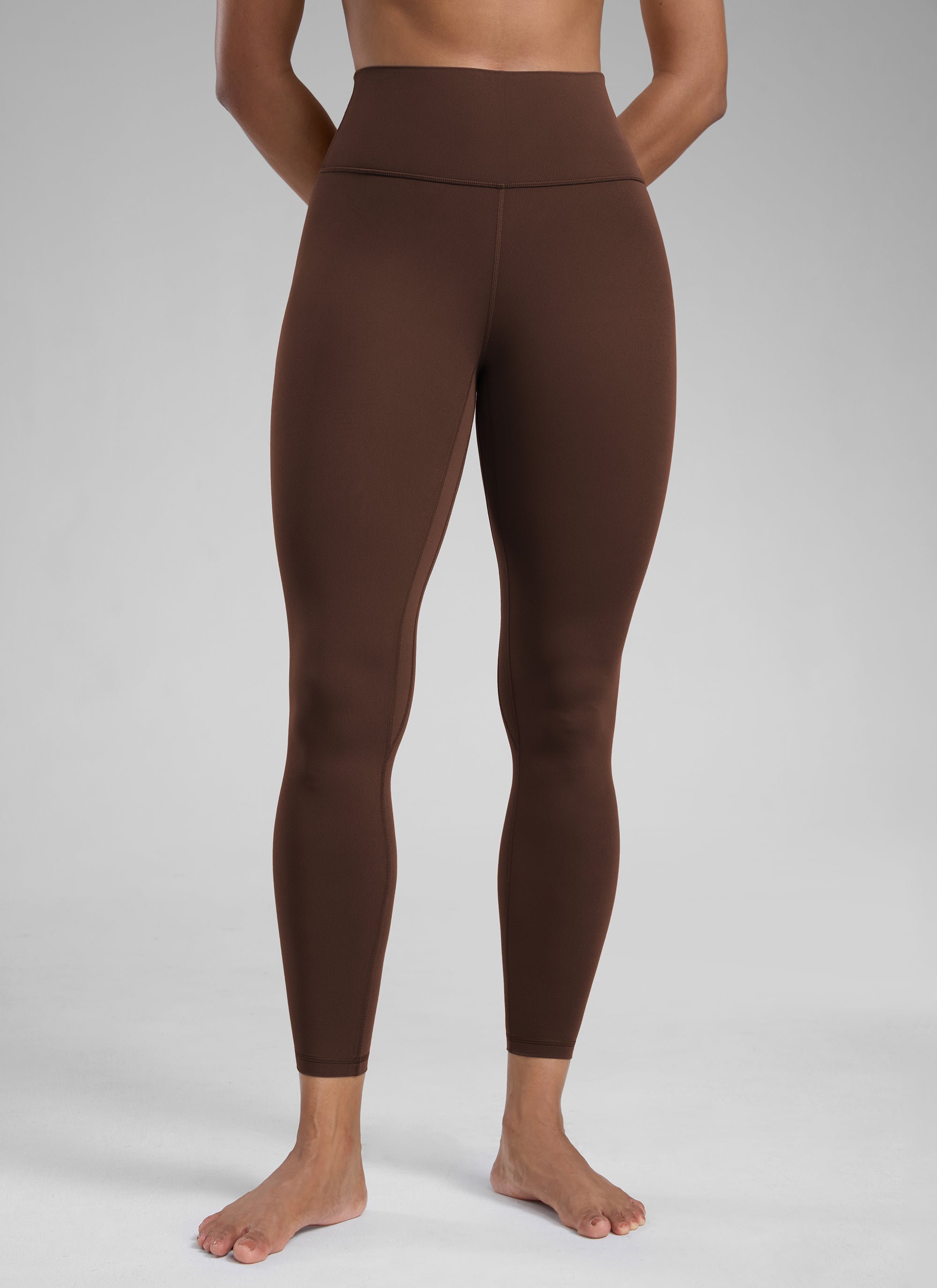 Senaman Tinggi CRZ YOGA Wanita Butterlift Legging Yoga 25'' Coklat Lava